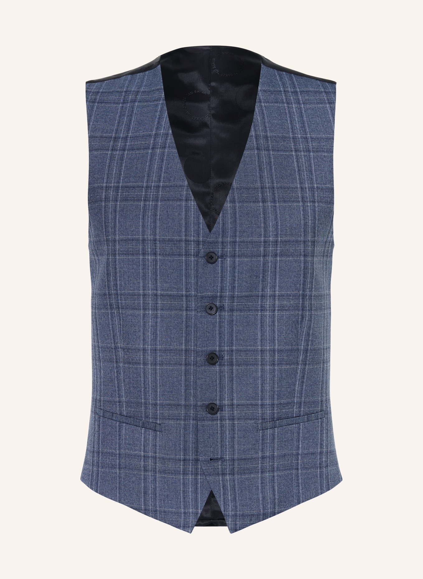 TED BAKER Suit vest ADLERSW slim fit, Color: MID-BLUE MID-BLUE (Image 1)