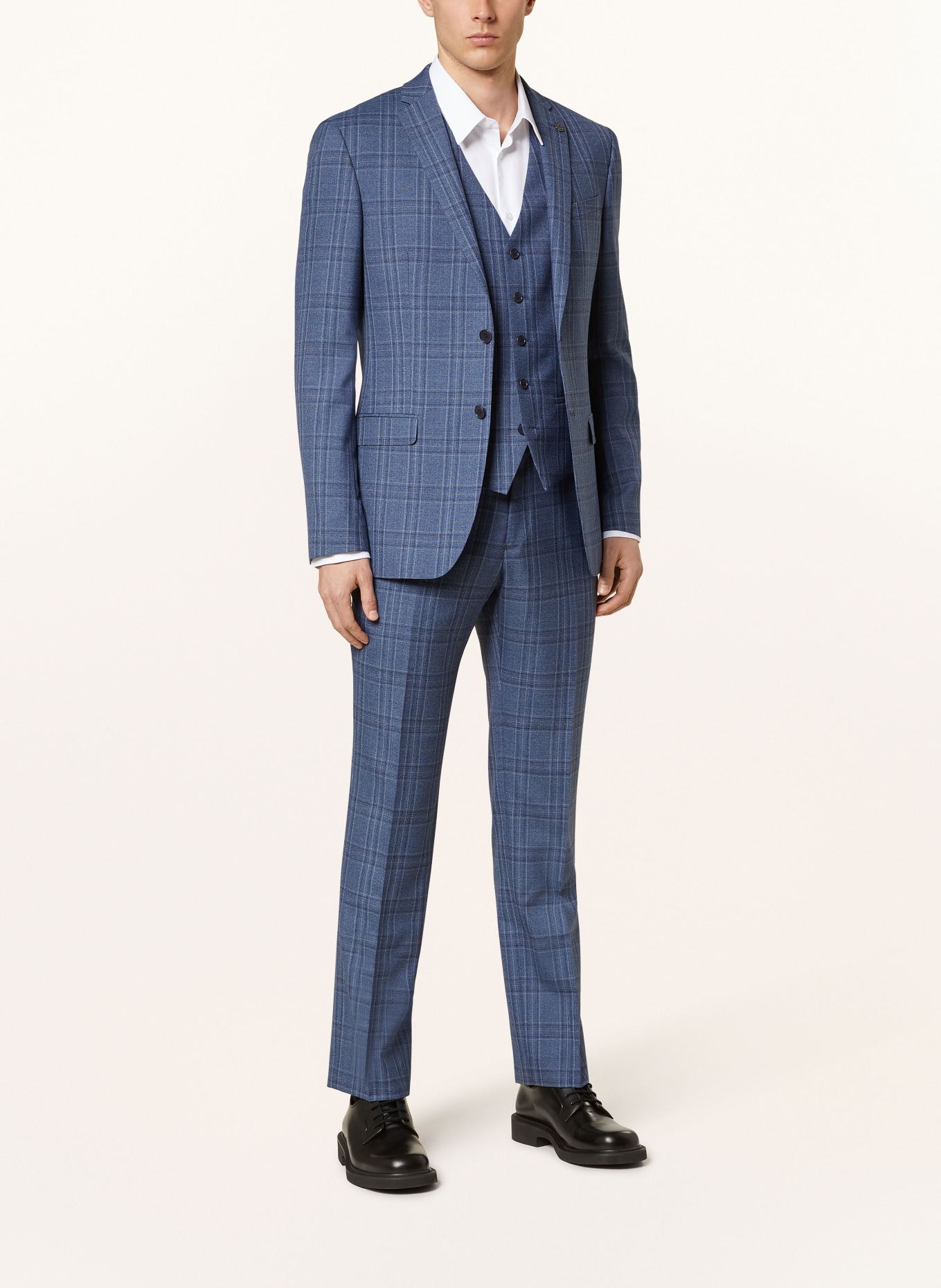 TED BAKER Suit vest ADLERSW slim fit, Color: MID-BLUE MID-BLUE (Image 2)