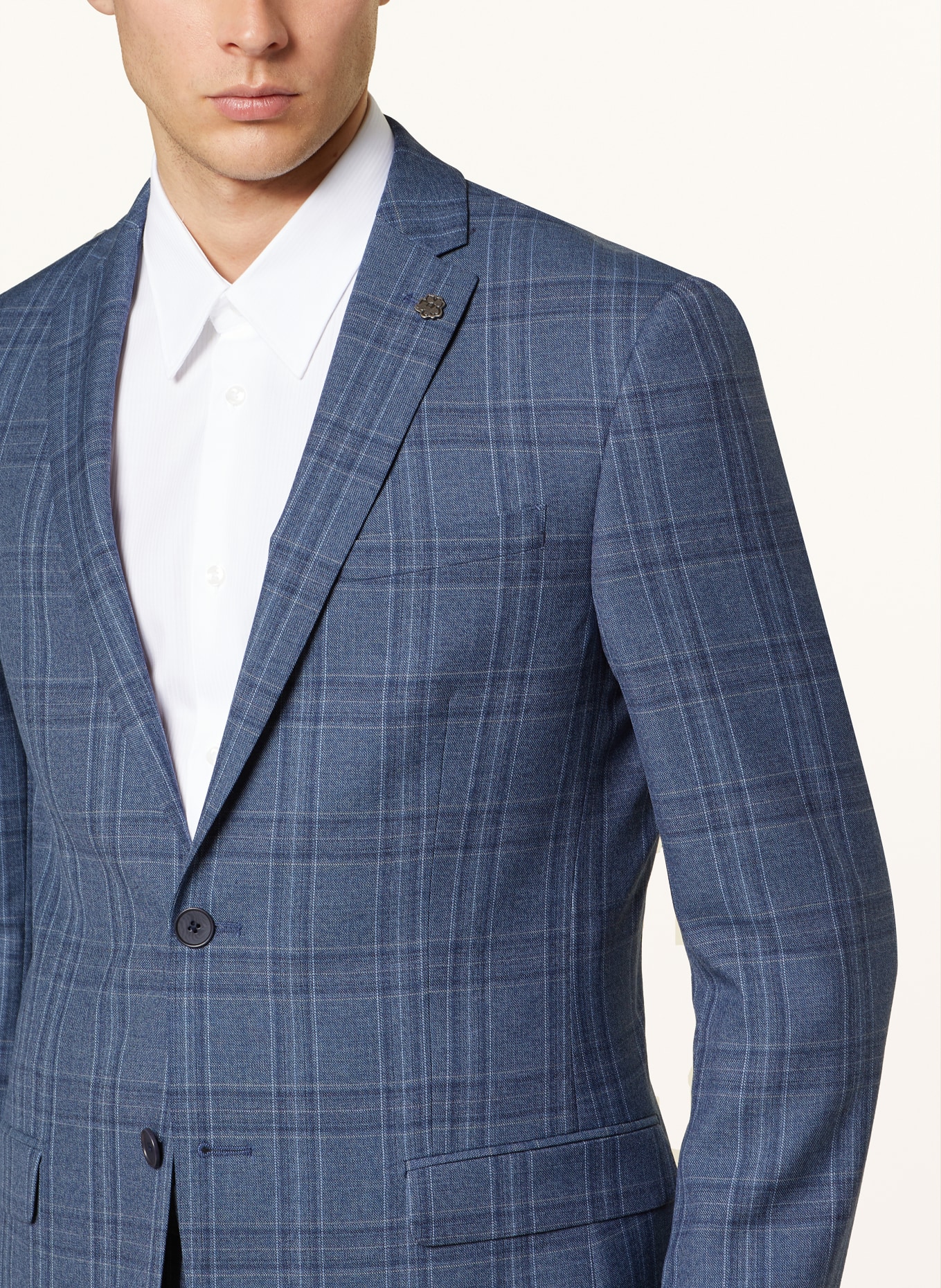 TED BAKER Suit jacket ADLERSJ slim fit, Color: MID-BLUE MID-BLUE (Image 5)