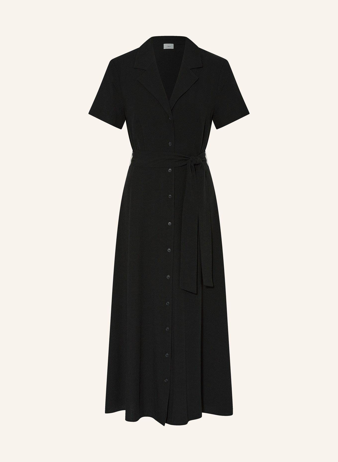 s.Oliver BLACK LABEL Shirt dress, Color: BLACK (Image 1)