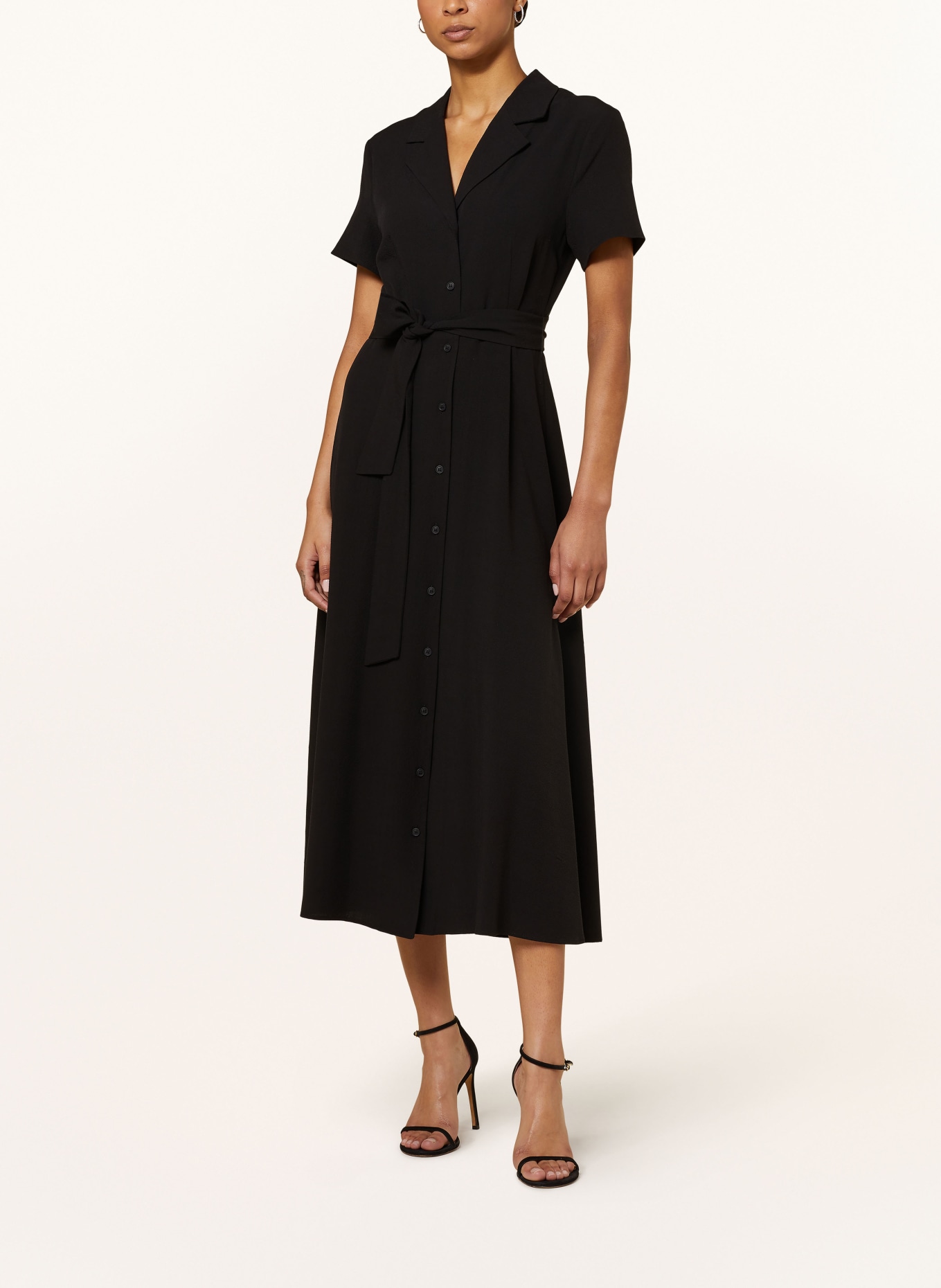 s.Oliver BLACK LABEL Shirt dress, Color: BLACK (Image 2)
