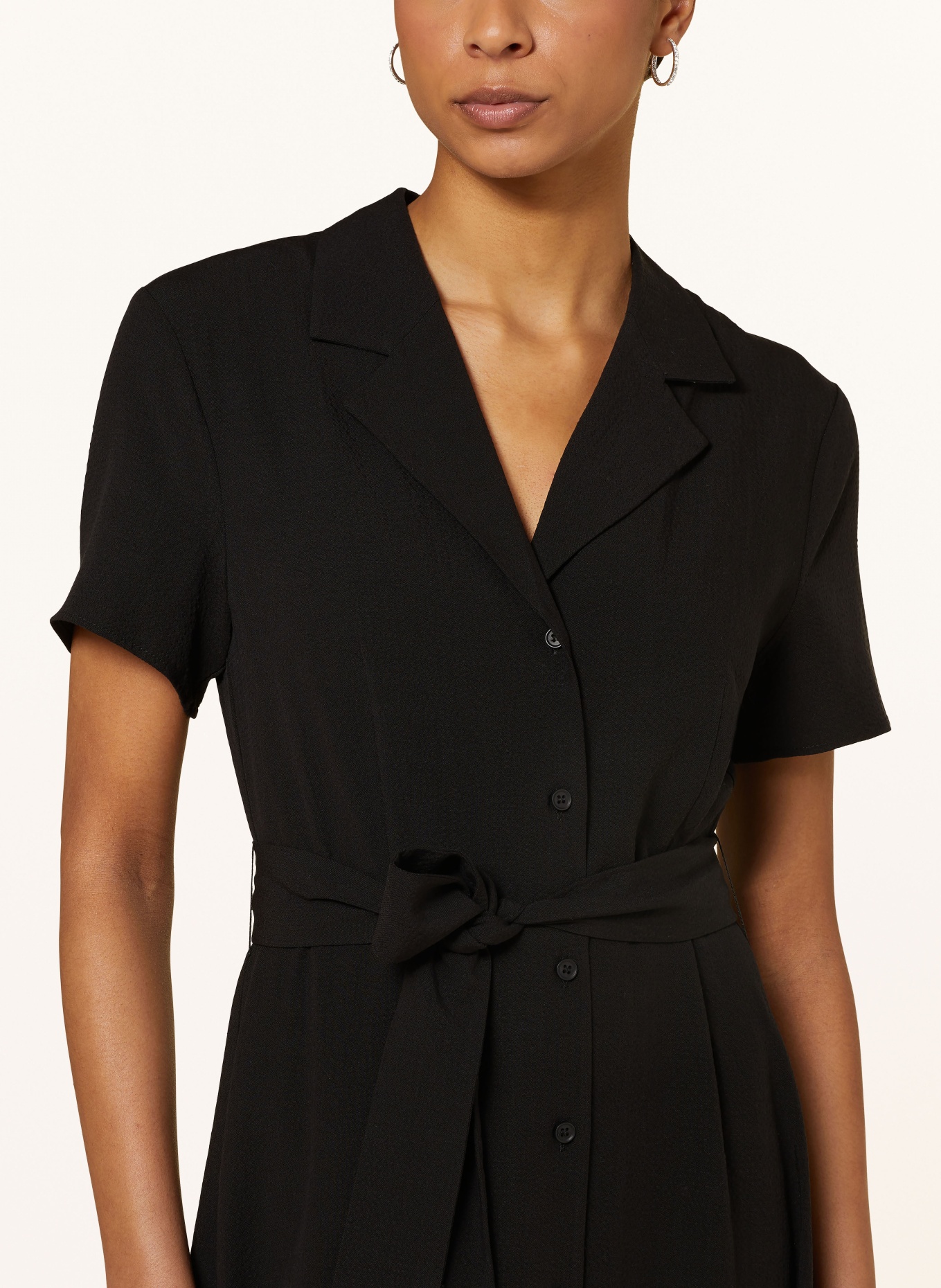 s.Oliver BLACK LABEL Shirt dress, Color: BLACK (Image 4)