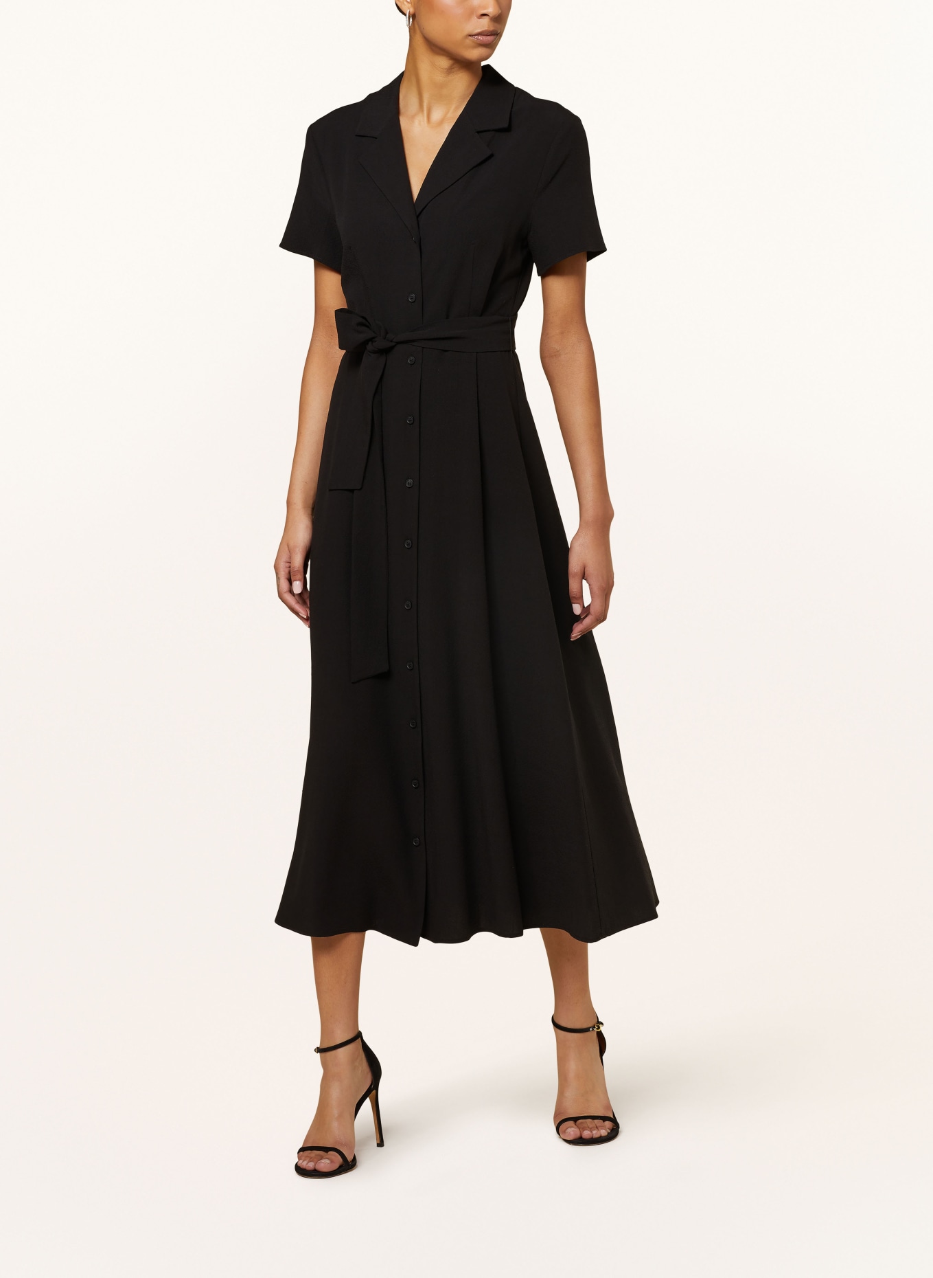 s.Oliver BLACK LABEL Shirt dress, Color: BLACK (Image 5)