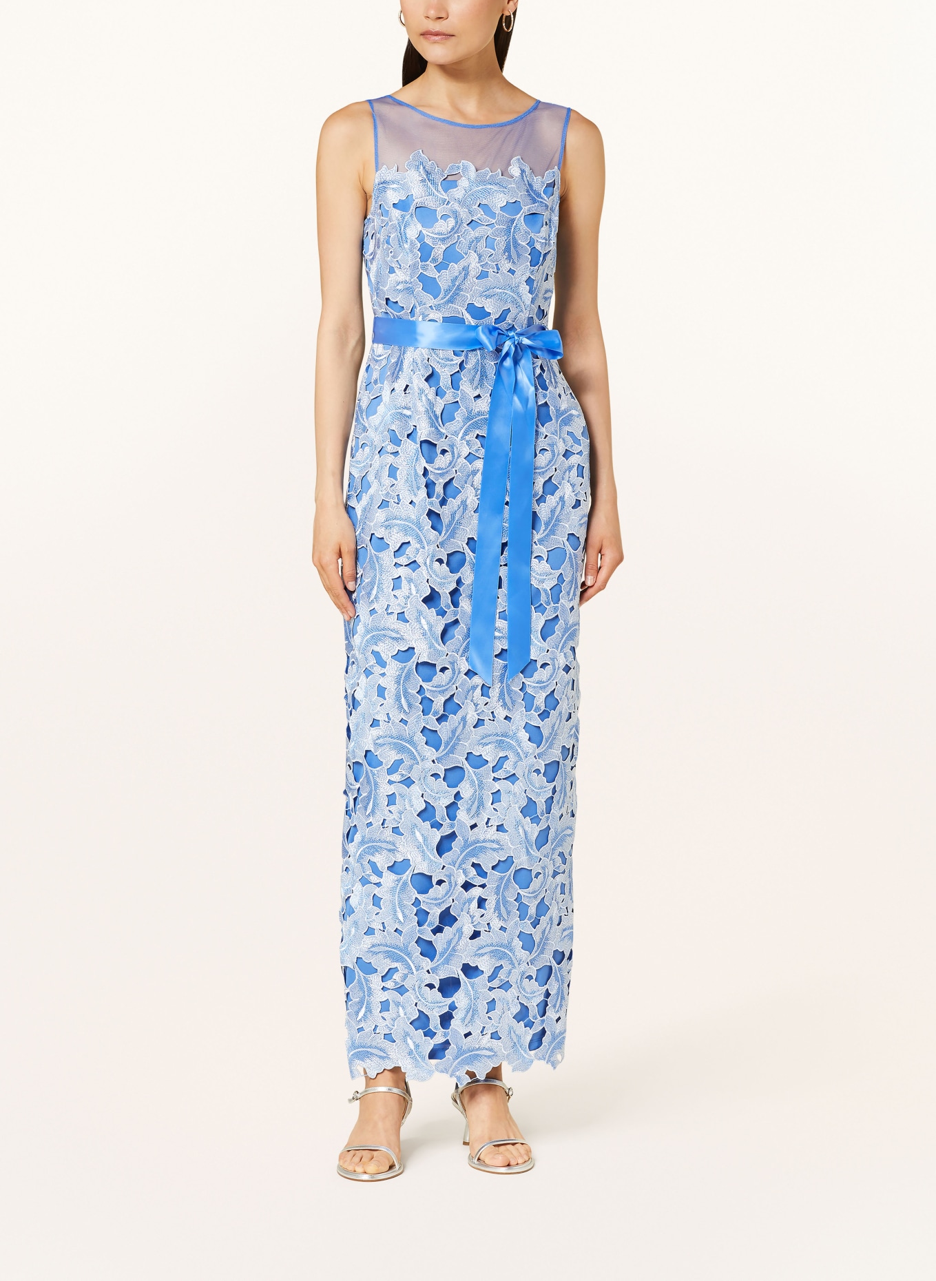 ADRIANNA PAPELL Evening dress, Color: LIGHT BLUE/ BLUE (Image 2)