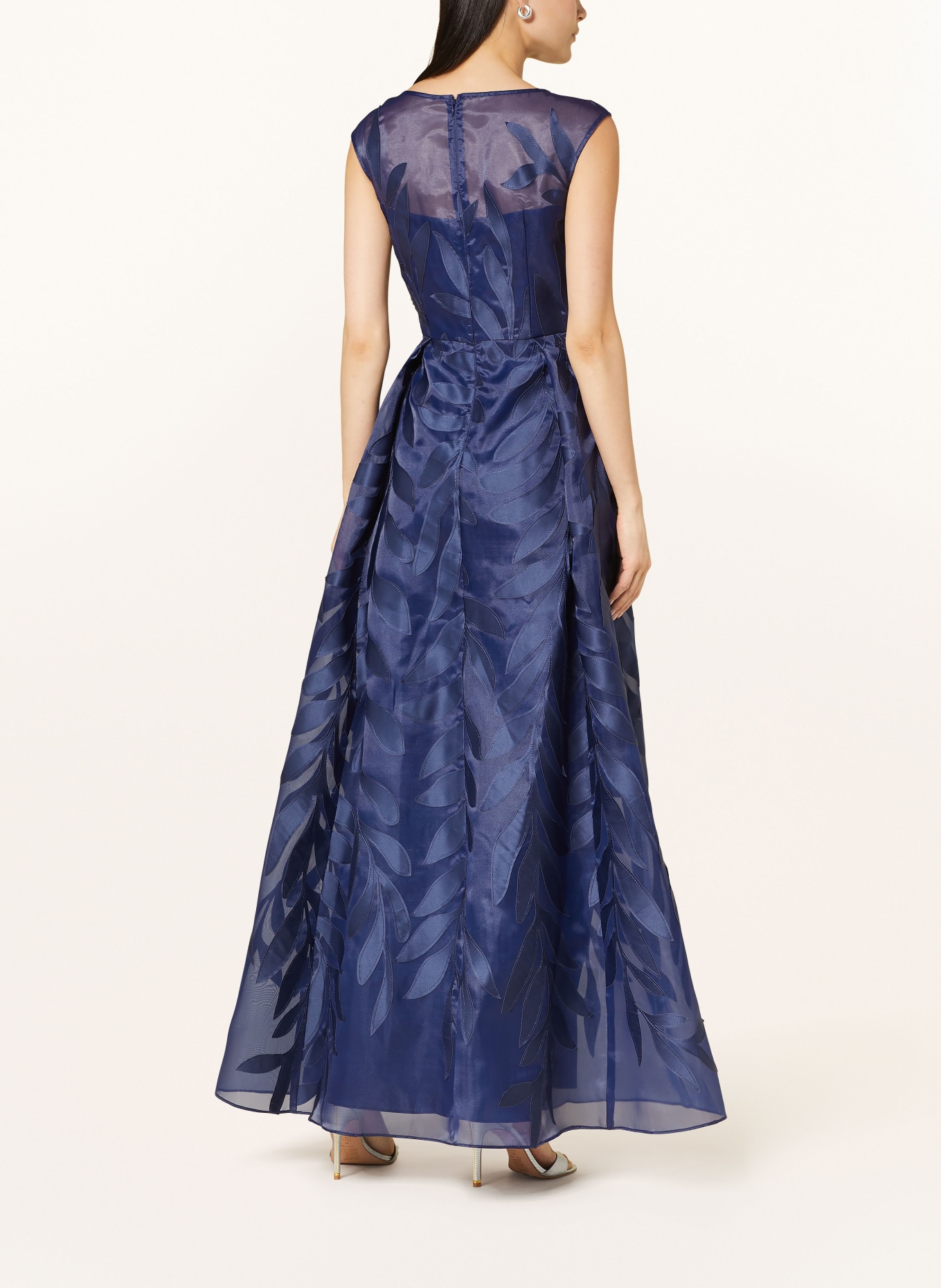 ADRIANNA PAPELL Evening dress, Color: DARK BLUE (Image 3)