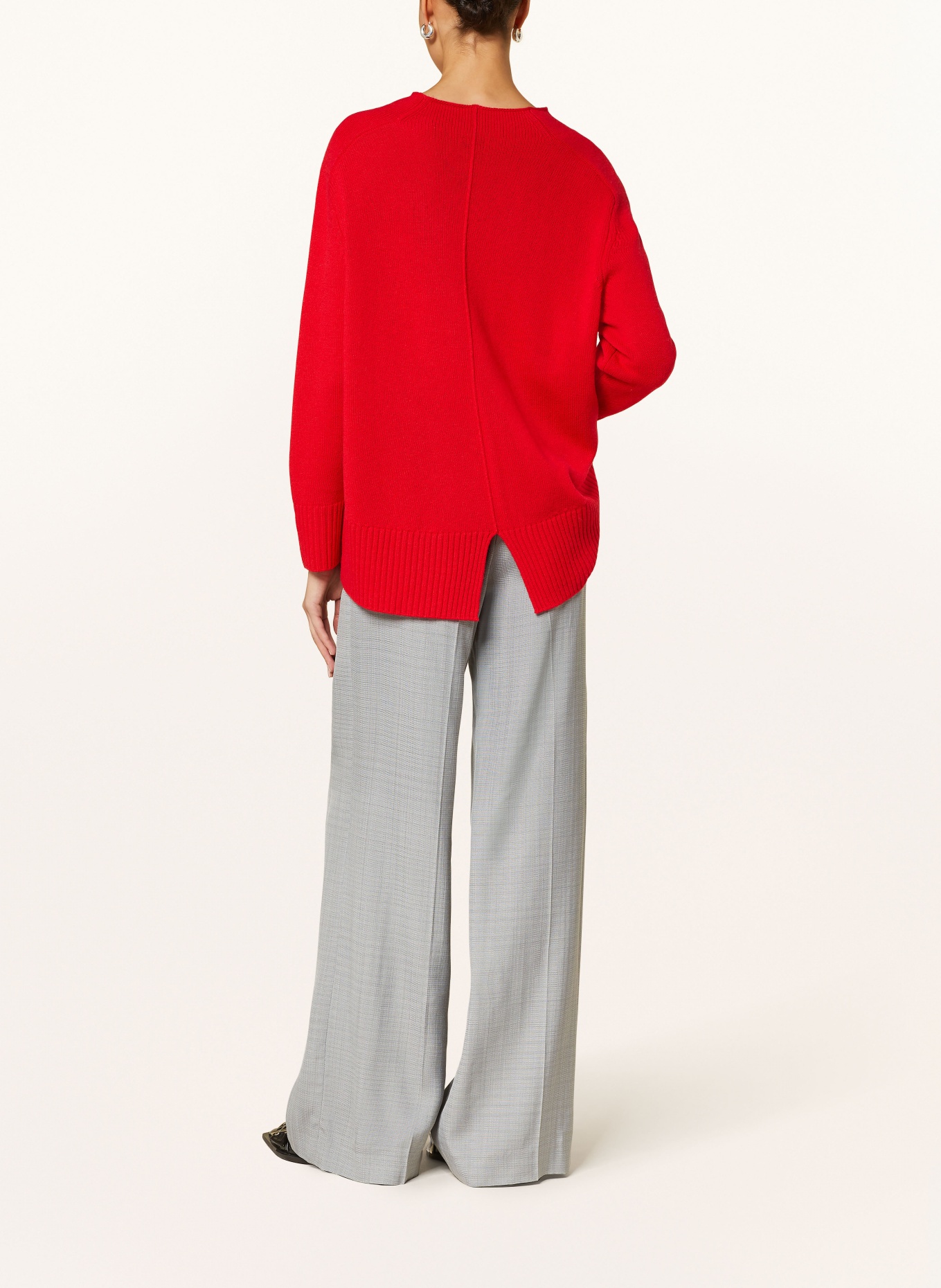 MRS & HUGS Sweater with cashmere, Color: RED (Image 3)