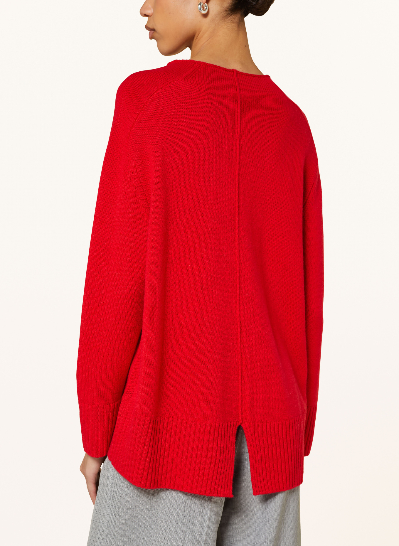 MRS & HUGS Sweater with cashmere, Color: RED (Image 4)