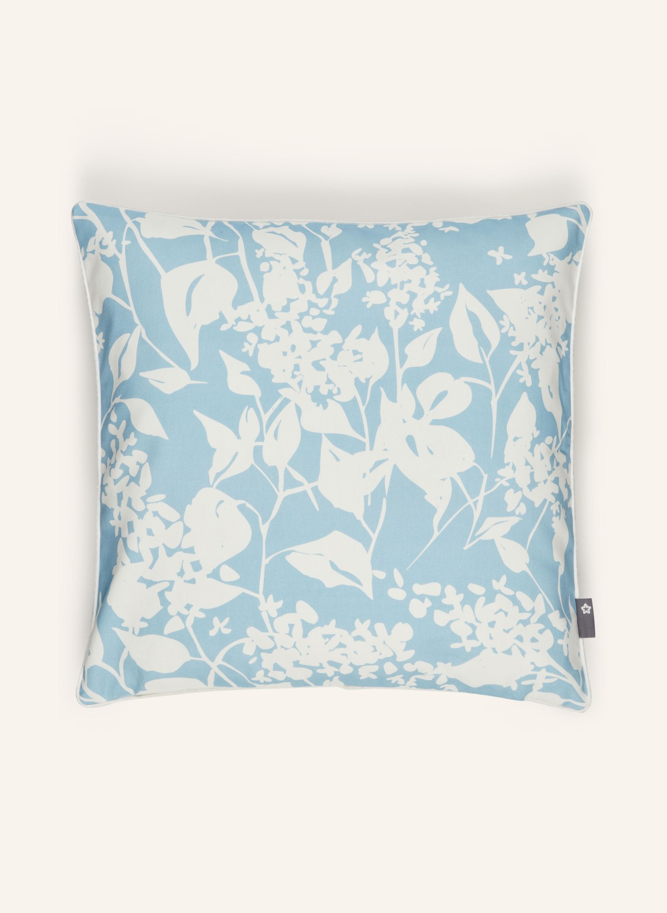 pichler Decorative cushion cover LIVIA, Color: LIGHT BLUE/ WHITE (Image 1)