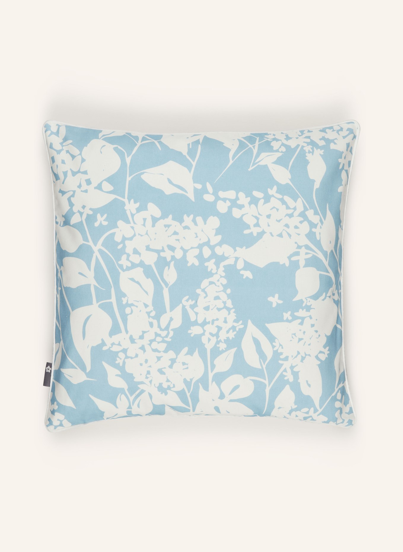 pichler Decorative cushion cover LIVIA, Color: LIGHT BLUE/ WHITE (Image 2)