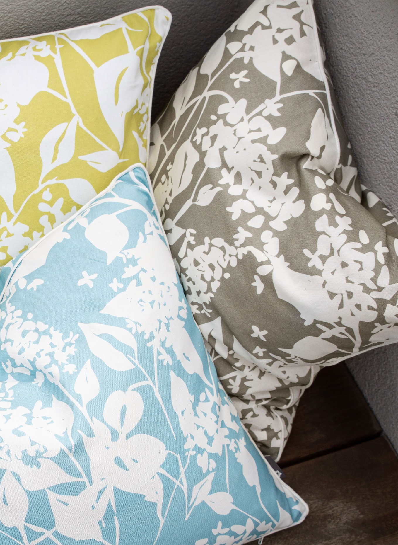 pichler Decorative cushion cover LIVIA, Color: GRAY/ WHITE (Image 3)