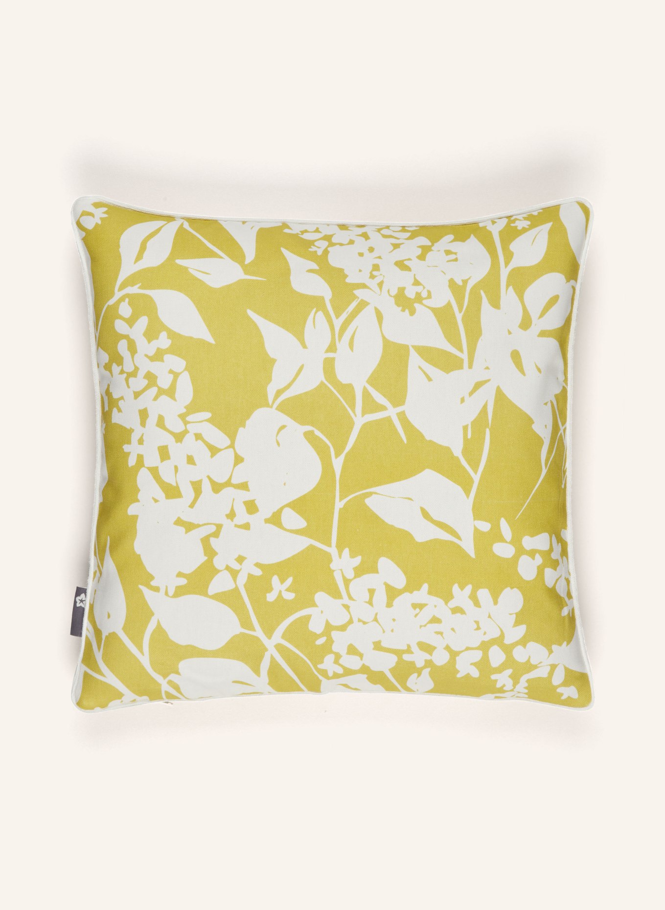 pichler Decorative cushion cover LIVIA, Color: DARK YELLOW/ WHITE (Image 2)