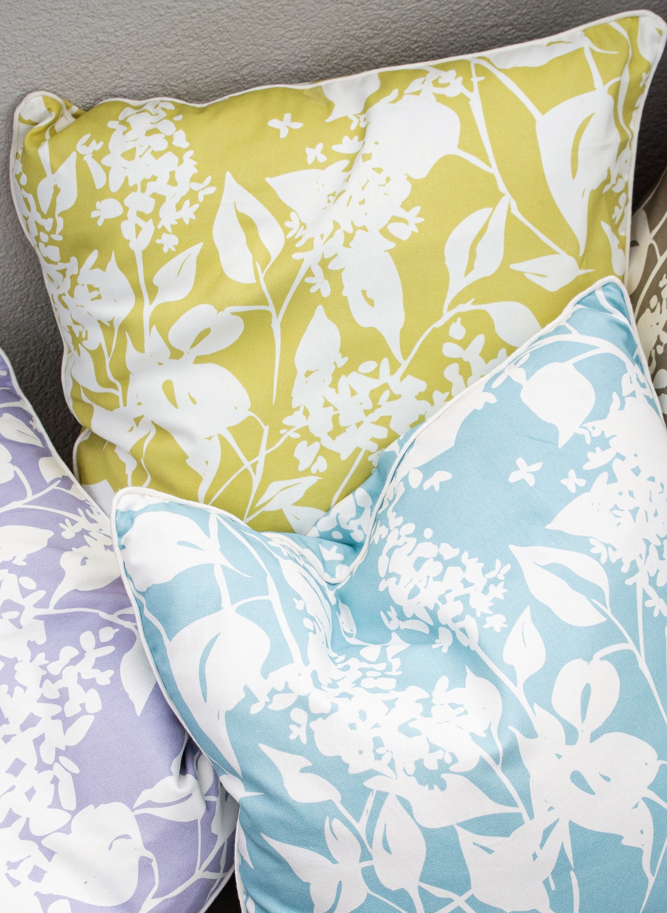 pichler Decorative cushion cover LIVIA, Color: DARK YELLOW/ WHITE (Image 3)