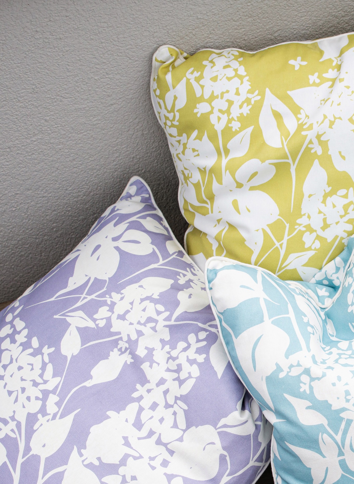 pichler Decorative cushion cover LIVIA, Color: LIGHT PURPLE/ WHITE (Image 3)