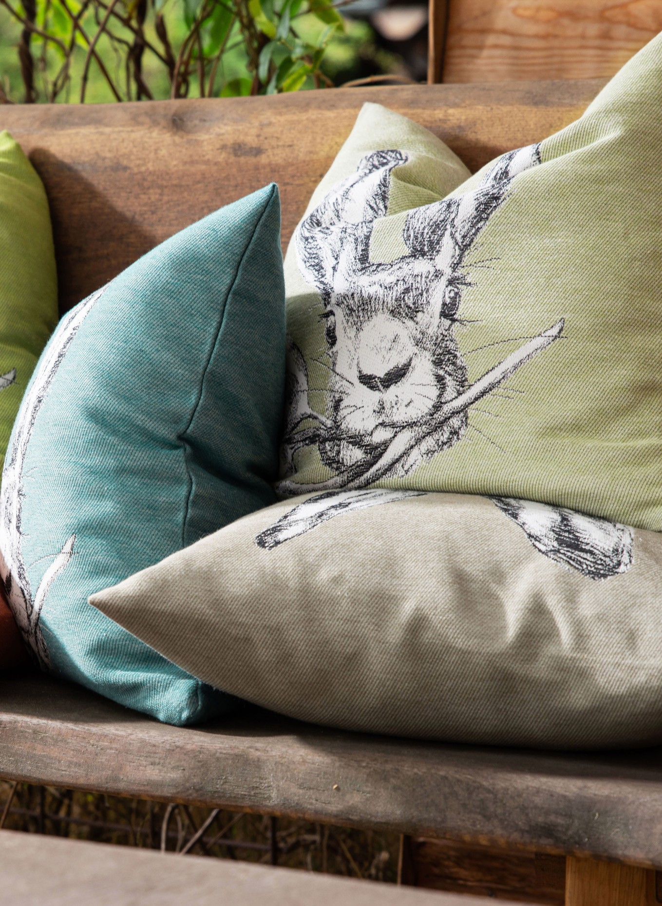 pichler Decorative cushion cover MELLI, Color: LIGHT GREEN (Image 4)