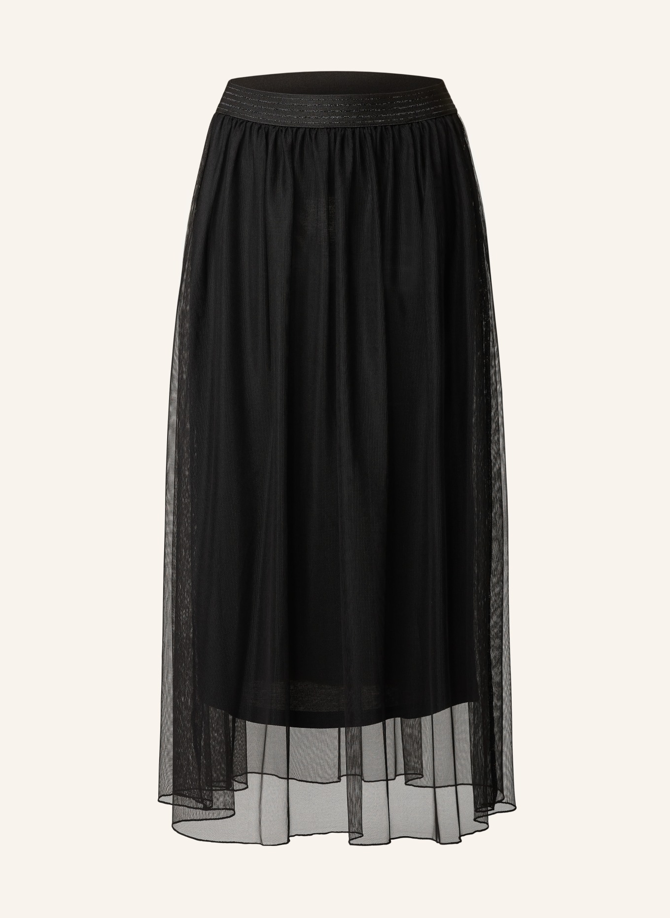 s.Oliver BLACK LABEL Tulle skirt, Color: BLACK (Image 1)