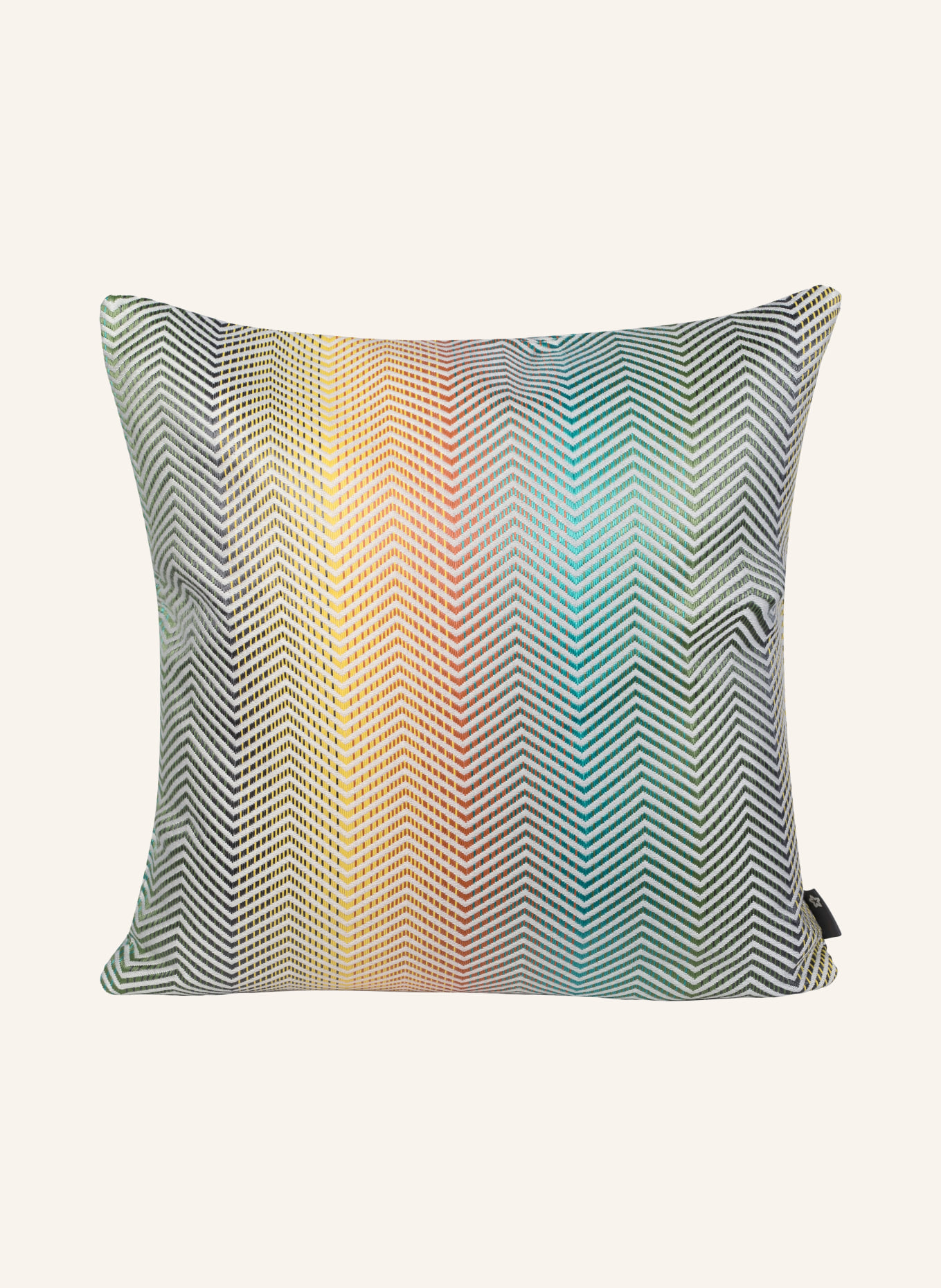 pichler Decorative cushion cover RIVIERA, Color: MINT/ YELLOW/ ORANGE (Image 1)