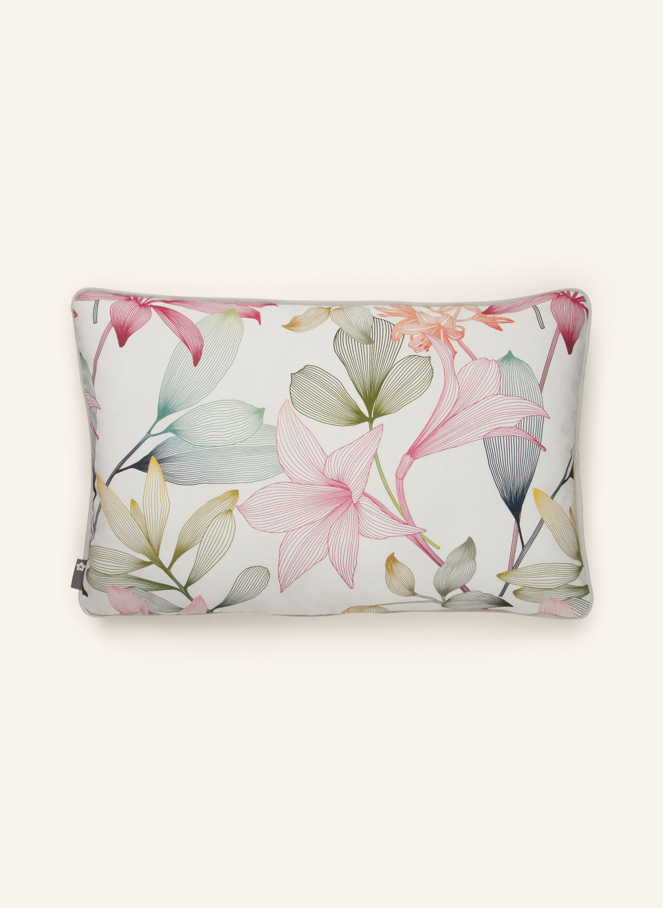 pichler Decorative cushion cover SPIRIT, Color: CREAM/ PINK/ GREEN (Image 2)