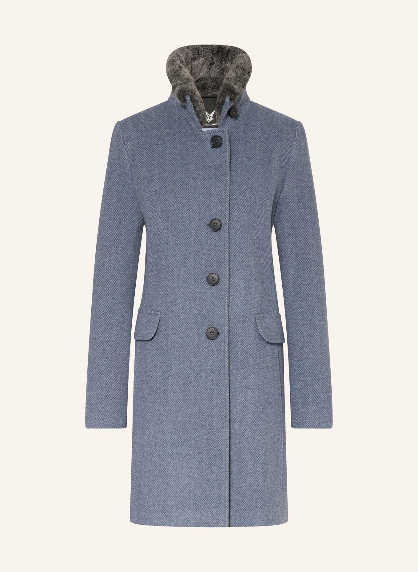 Mantel Hellblau Fuchs Schmitt Damen Mantel Blau Fuchs Schmitt