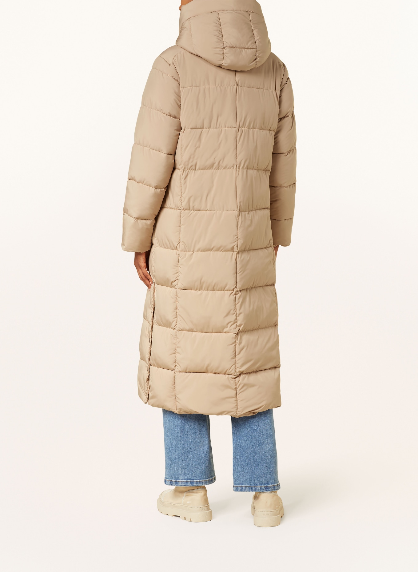 FUCHS SCHMITT gewatteerde jas: BEIGE