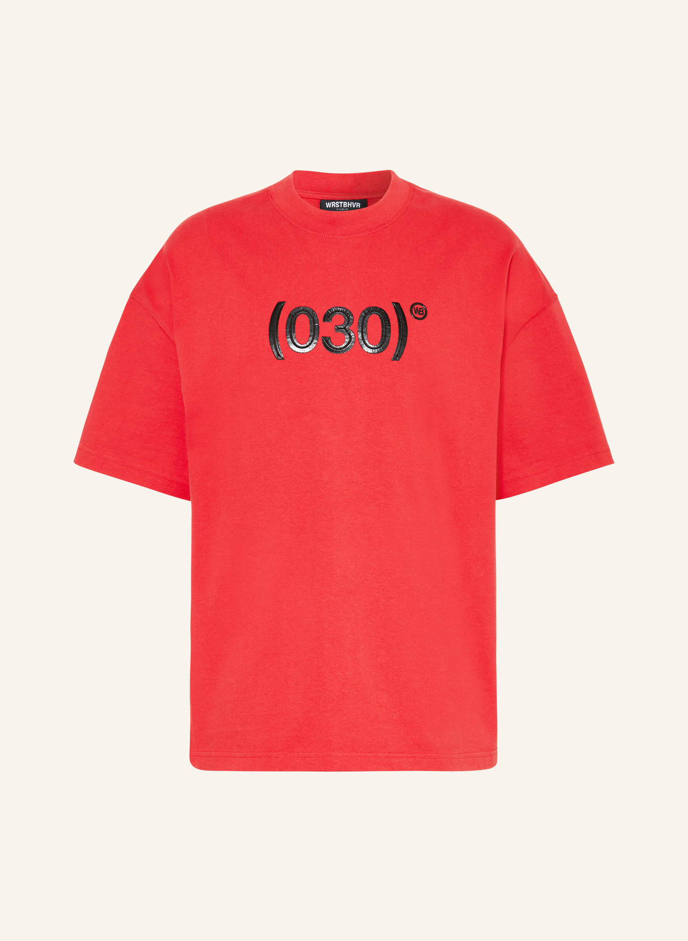 WRSTBHVR T-shirt LEAN, Color: RED (Image 1)
