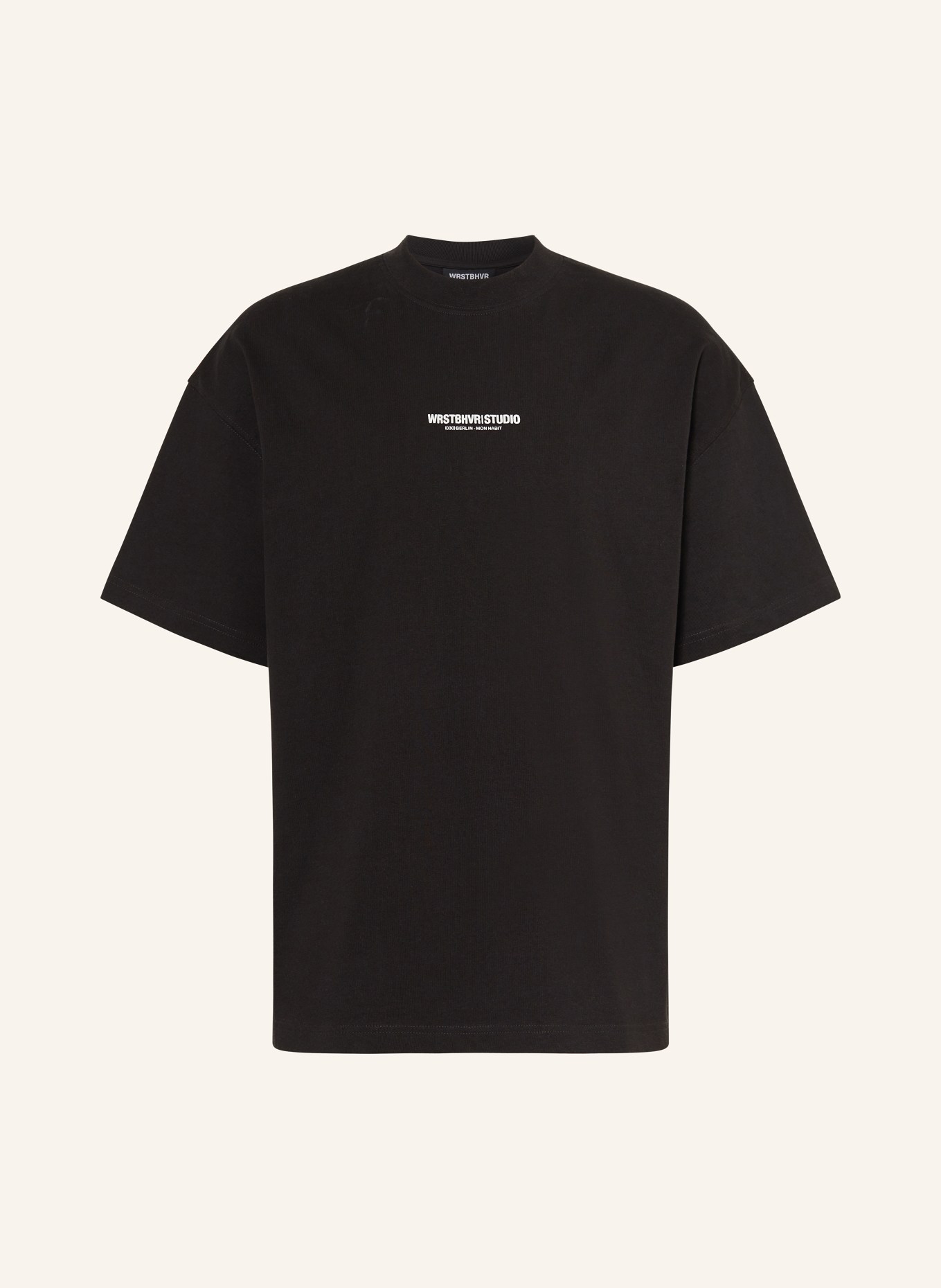 WRSTBHVR T-shirt TYPE V2, Color: BLACK (Image 1)