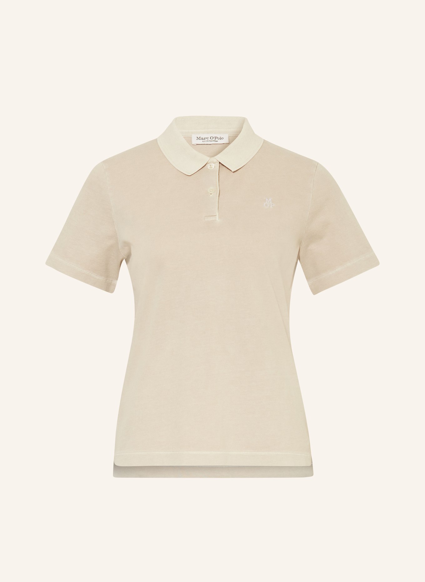 Marc O'Polo Piqué-Poloshirt, Farbe: BEIGE (Bild 1)