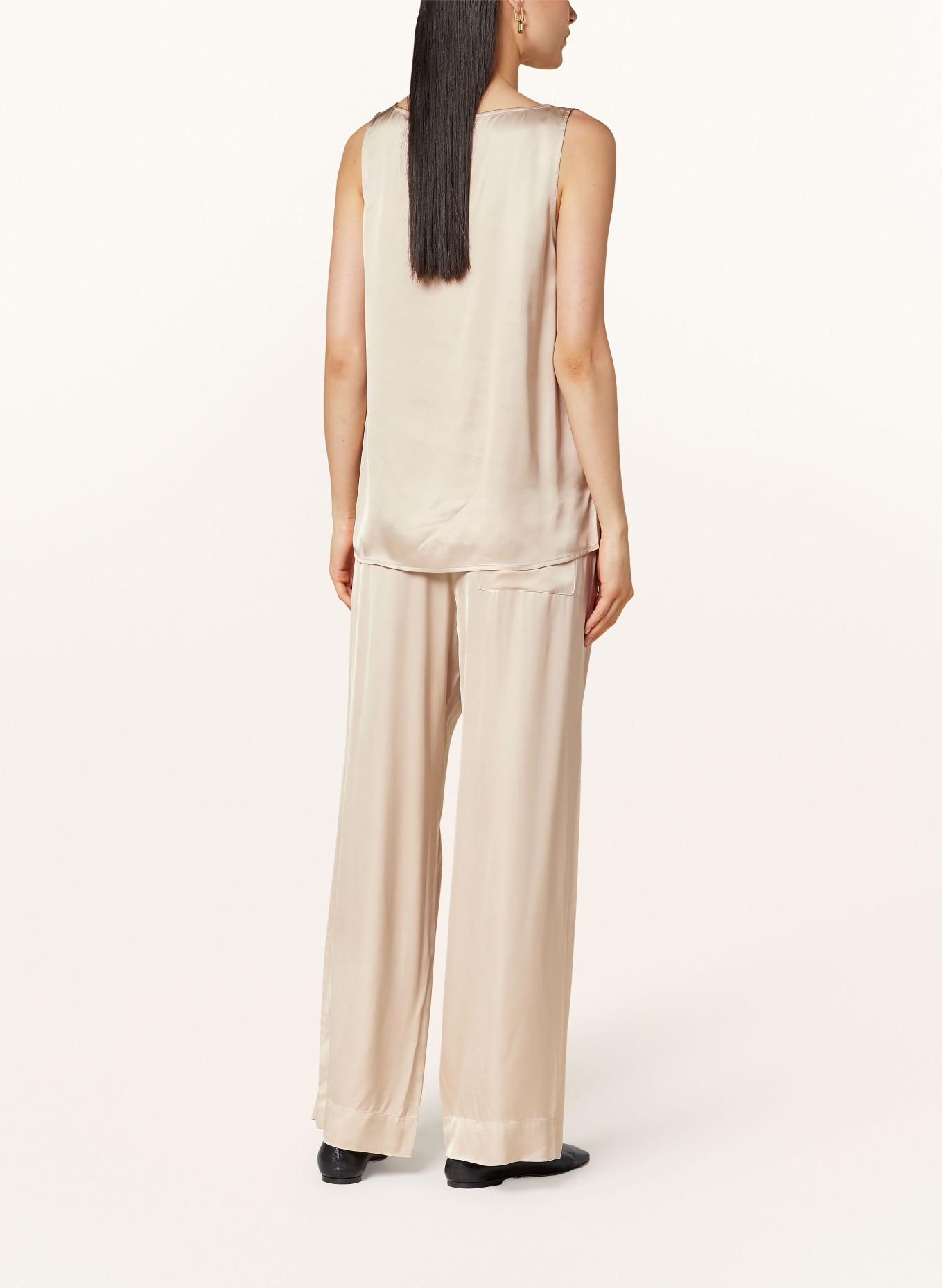 Marc O'Polo Satin trousers, Color: ECRU (Image 3)