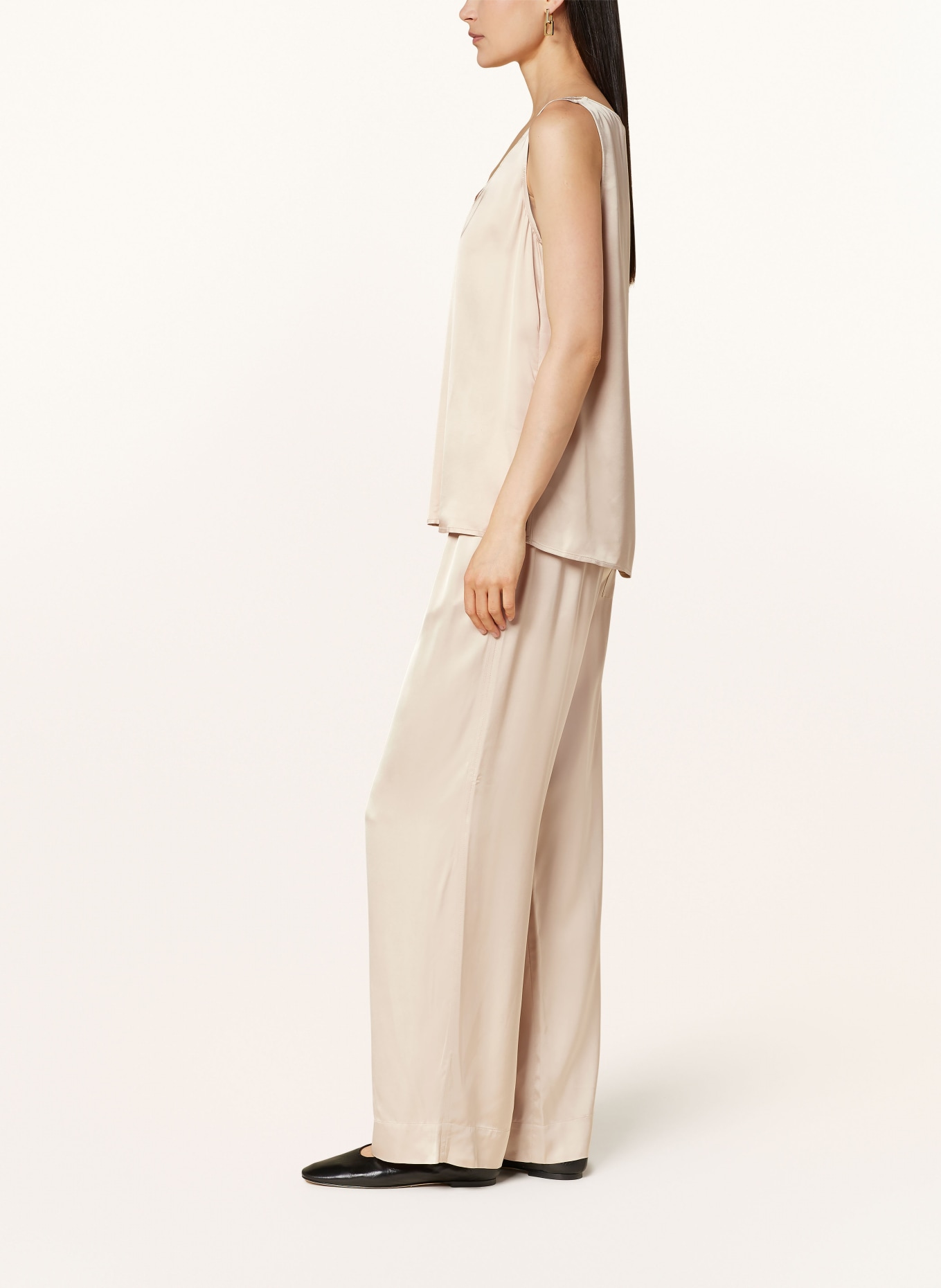 Marc O'Polo Satin trousers, Color: ECRU (Image 4)