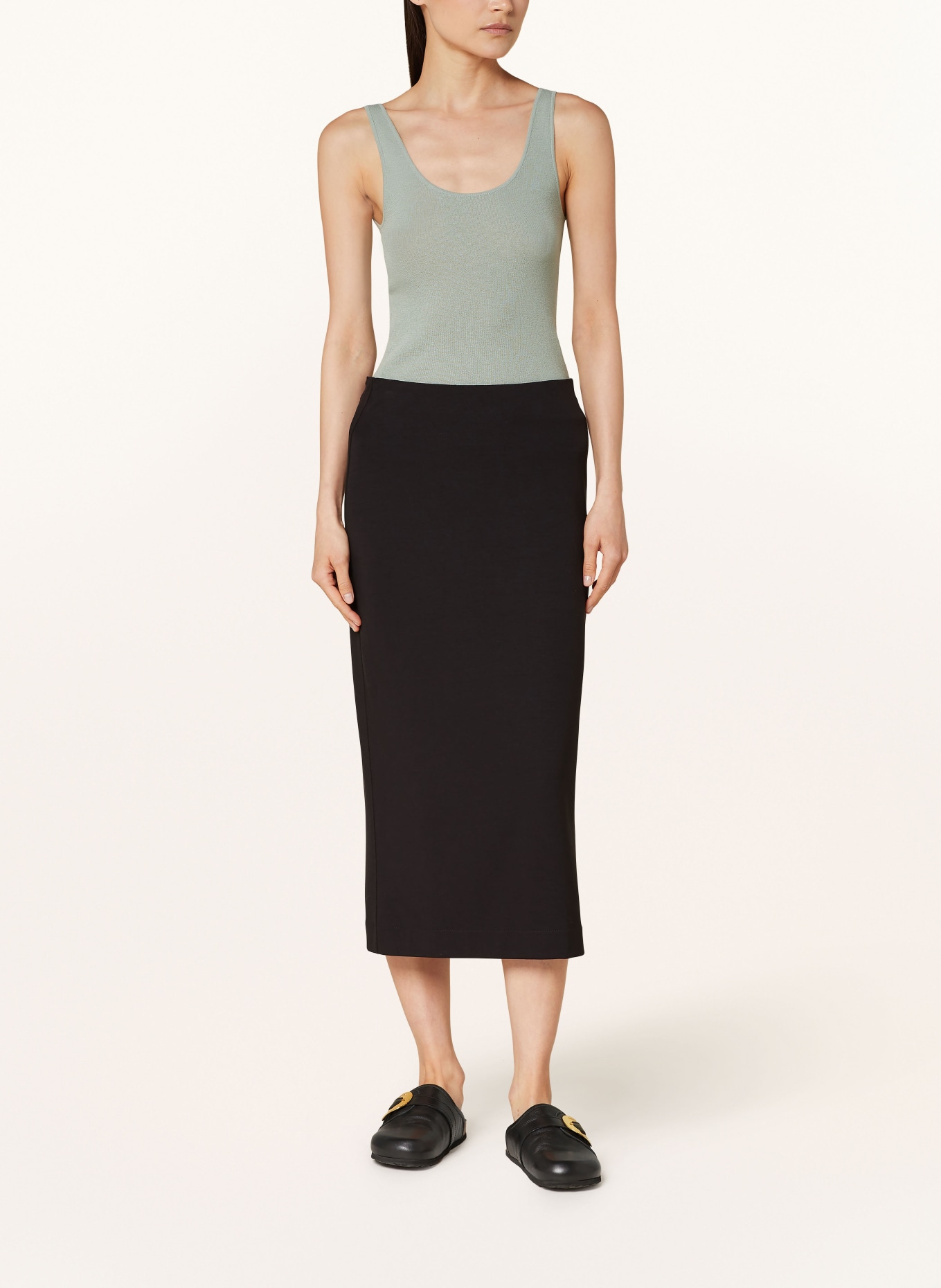 Marc O'Polo Jersey skirt, Color: BLACK (Image 2)