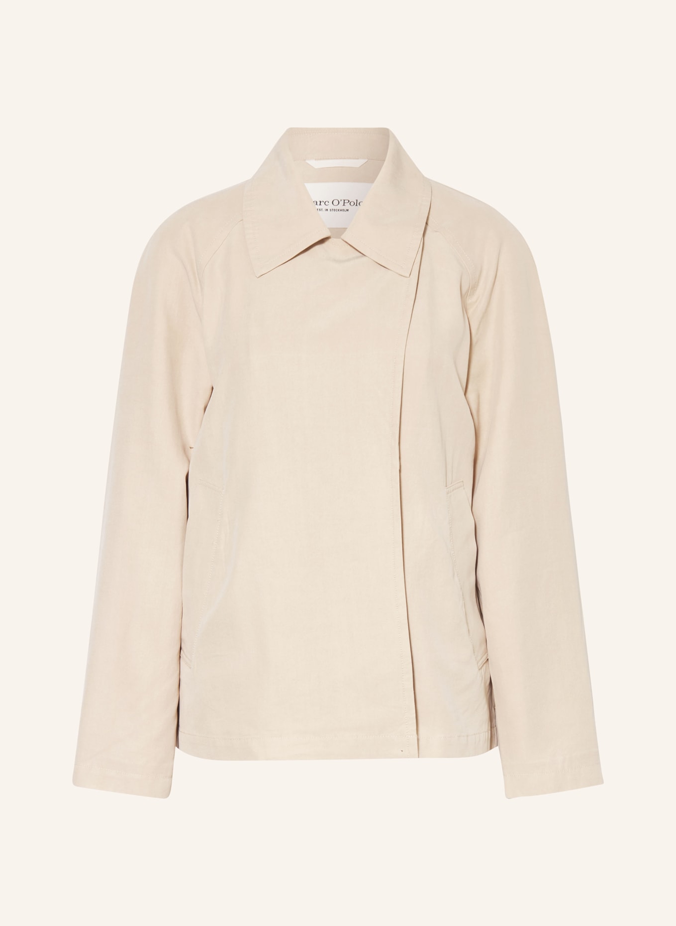 Marc O'Polo Cropped trench coat: BEIGE