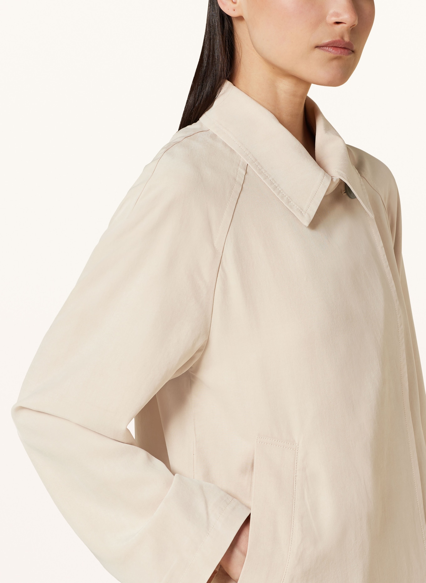Marc O'Polo Cropped trench coat: BEIGE