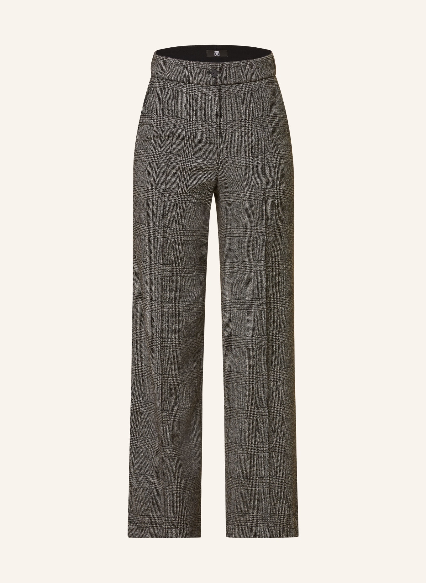 RIANI Wide leg trousers, Color: DARK GRAY/ BLACK (Image 1)