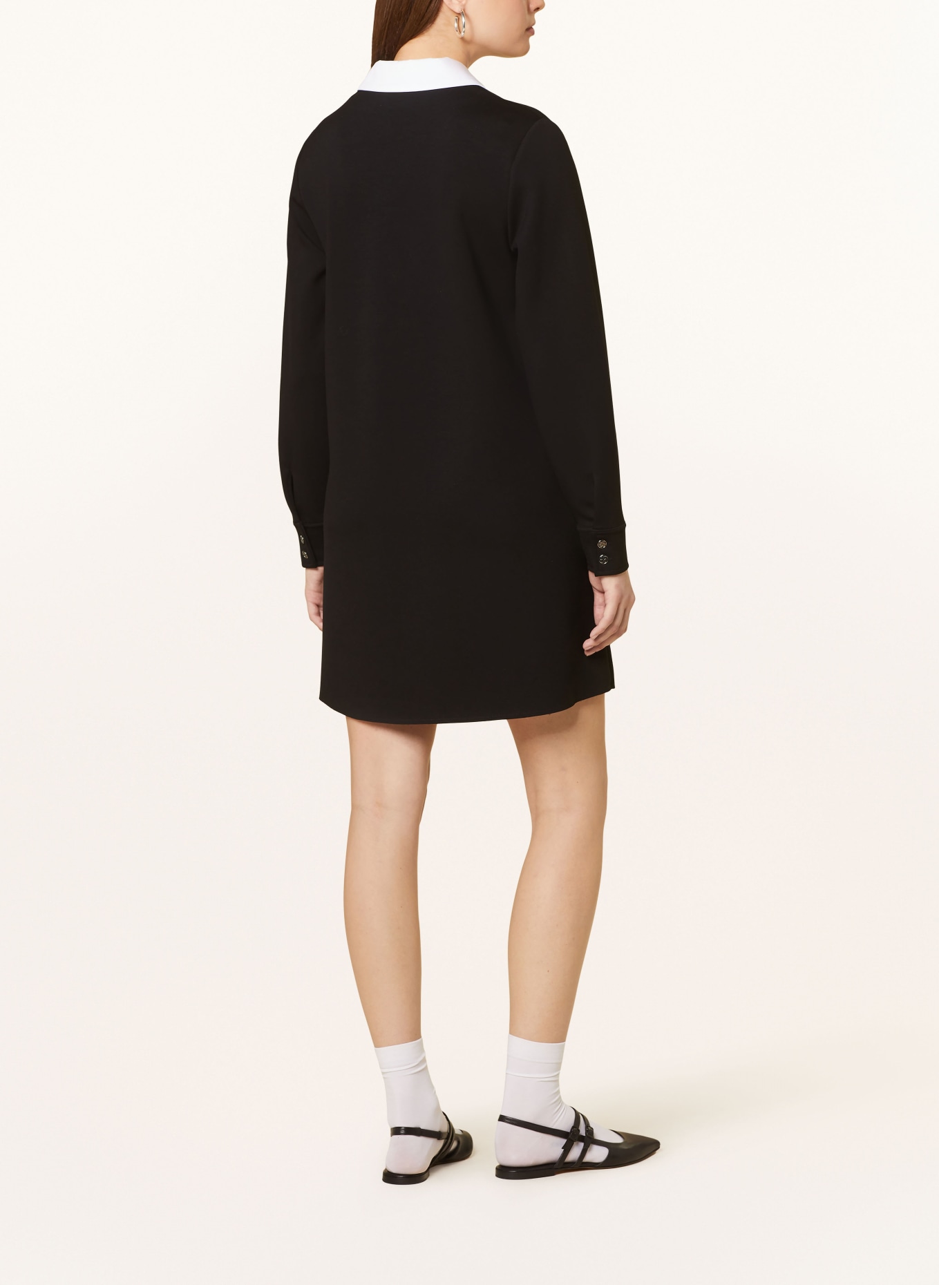 RIANI Jersey dress: BLACK / WHITE