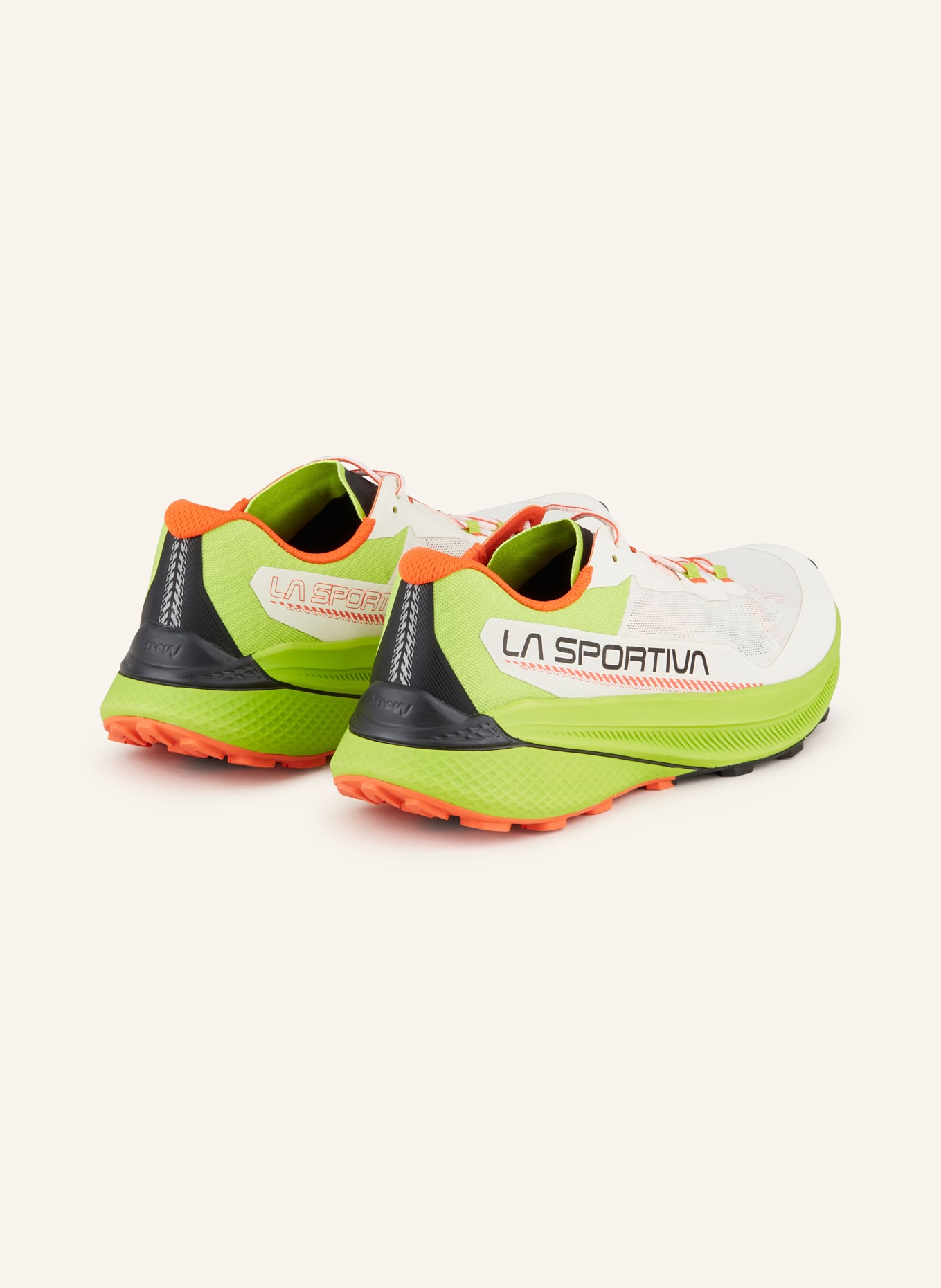 LA SPORTIVA Trailrunning-Schuhe PRODIGIO, Farbe: WEISS/ HELLGRÜN/ ORANGE (Bild 2)