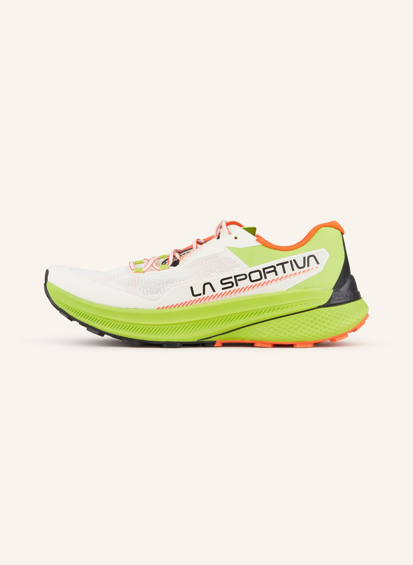 LA SPORTIVA Trailrunning-Schuhe PRODIGIO, Farbe: WEISS/ HELLGRÜN/ ORANGE (Bild 4)