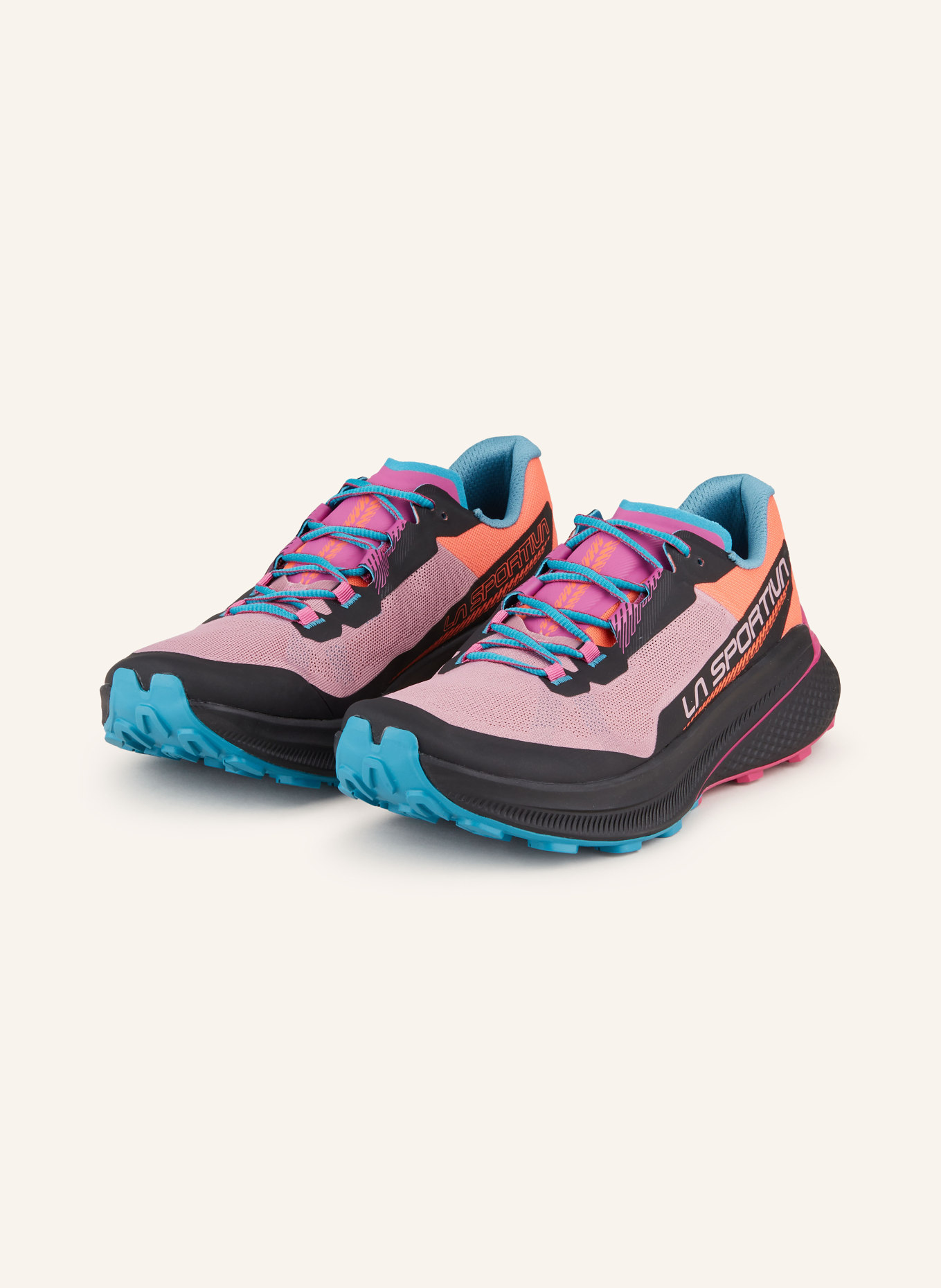 LA SPORTIVA Trailrunning-Schuhe PRODIGIO, Farbe: ROSÉ/ ORANGE/ SCHWARZ (Bild 1)
