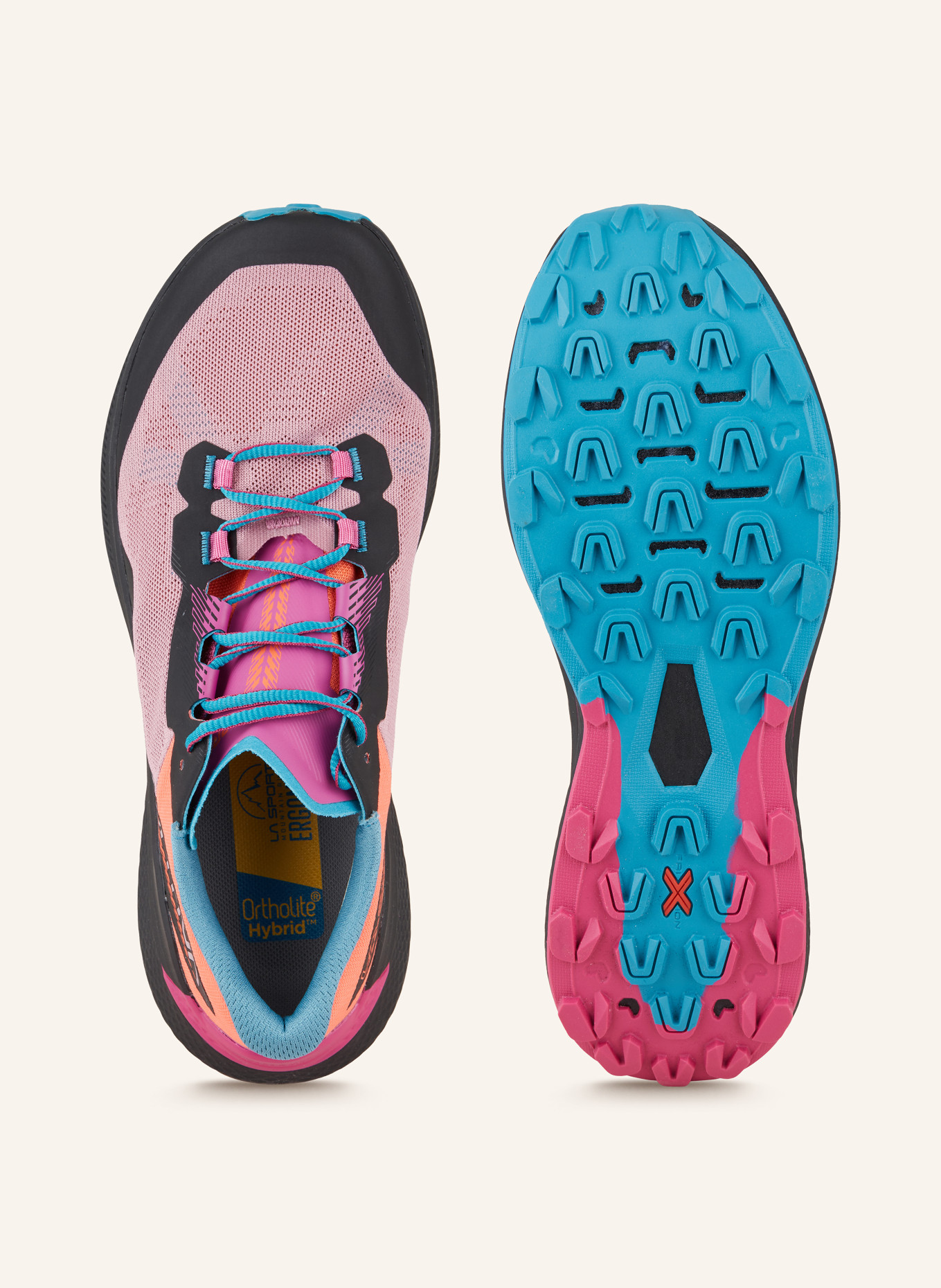 LA SPORTIVA Trailrunning-Schuhe PRODIGIO, Farbe: ROSÉ/ ORANGE/ SCHWARZ (Bild 5)