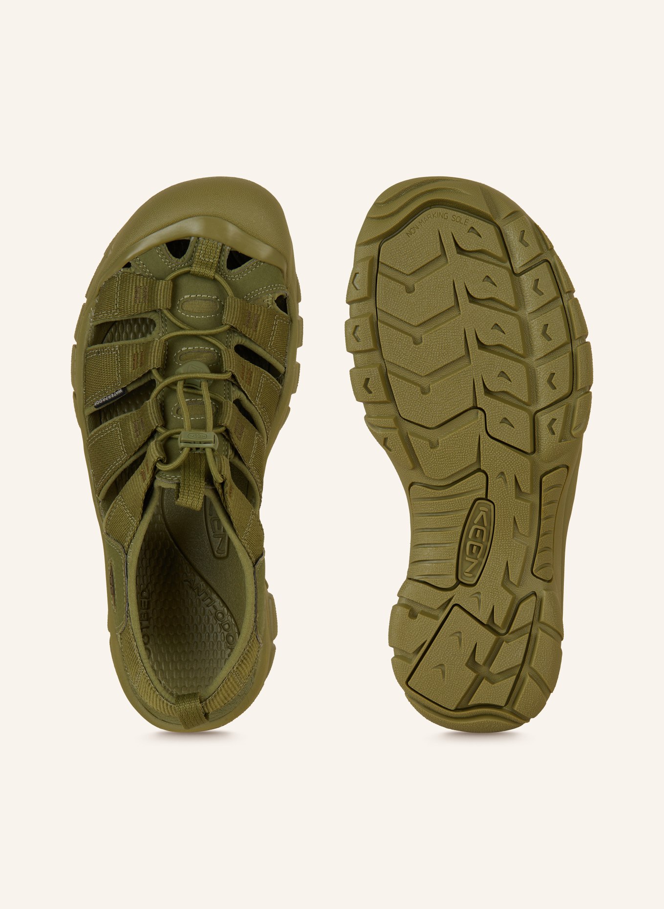 KEEN Trekingové sandály NEWPORT H2, Barva: OLIVOVÁ (Obrázek 5)