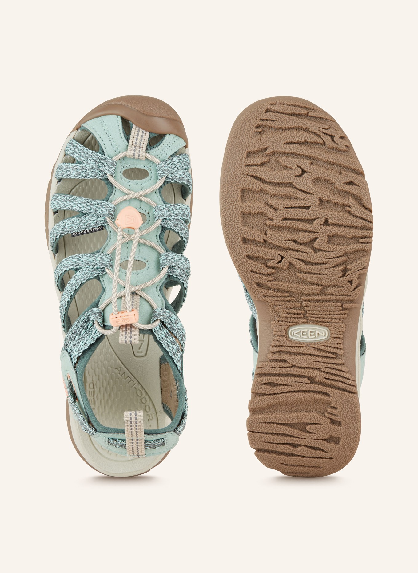 KEEN Trekking sandals WHISPER, Color: LIGHT GREEN (Image 5)