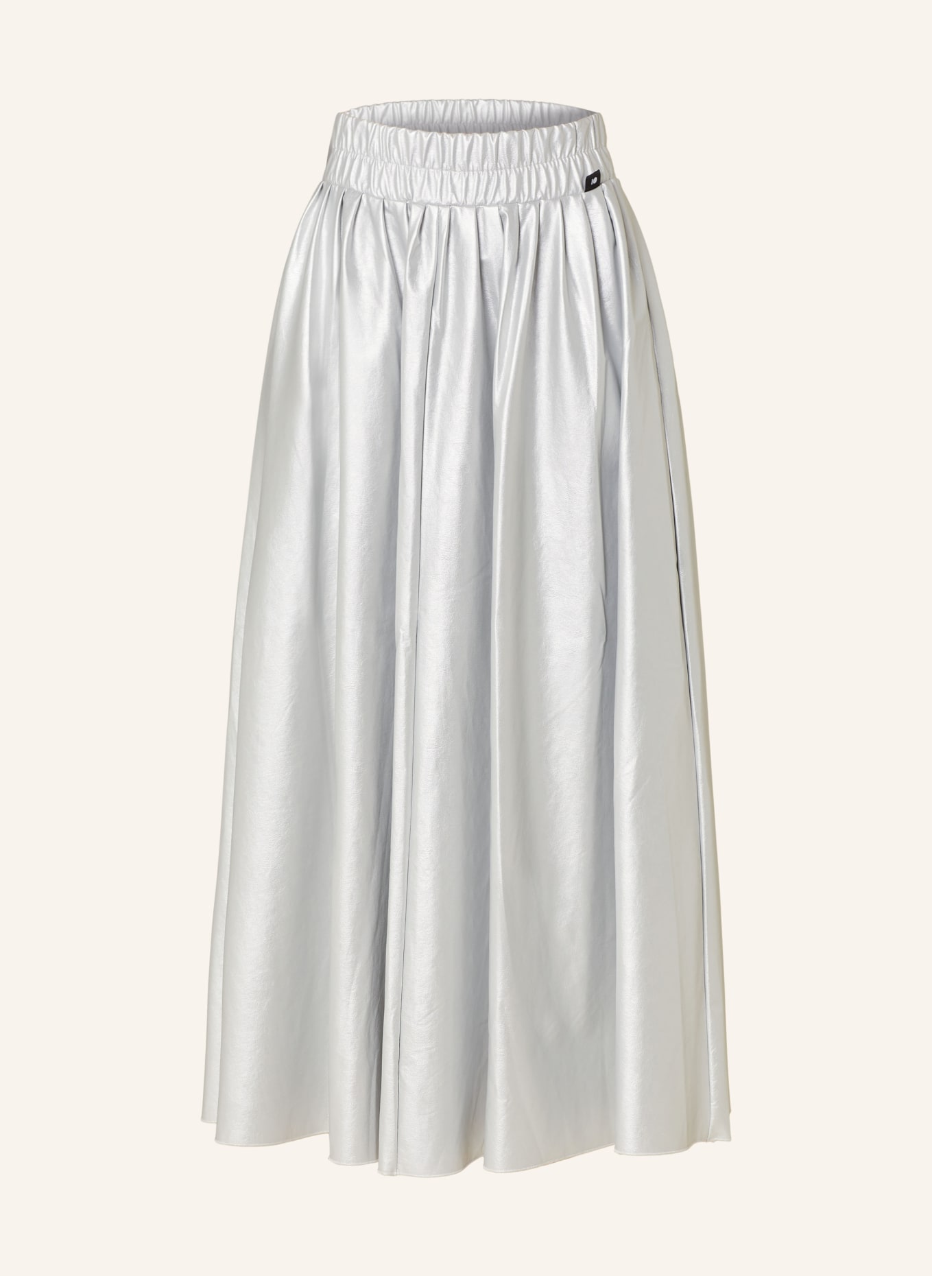 10DAYS Skirt in leather look, Color: SILVER (Image 1)