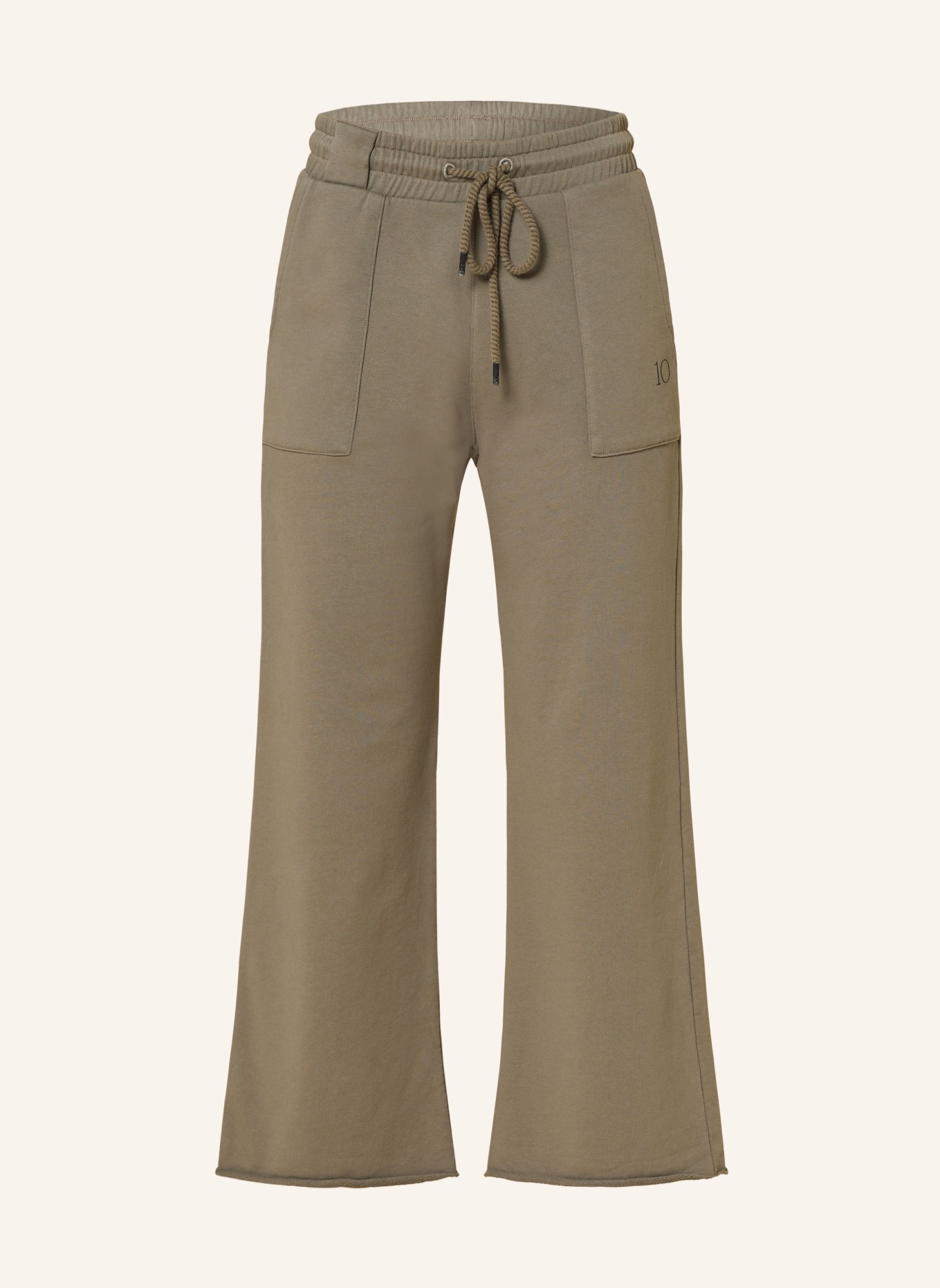 10DAYS Sweatpants, Color: KHAKI (Image 1)