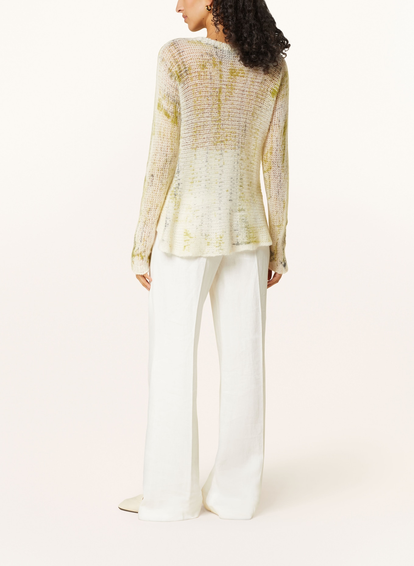AVANT TOI Pullover mit Cashmere, Farbe: GRÜN/ FUCHSIA (Bild 3)