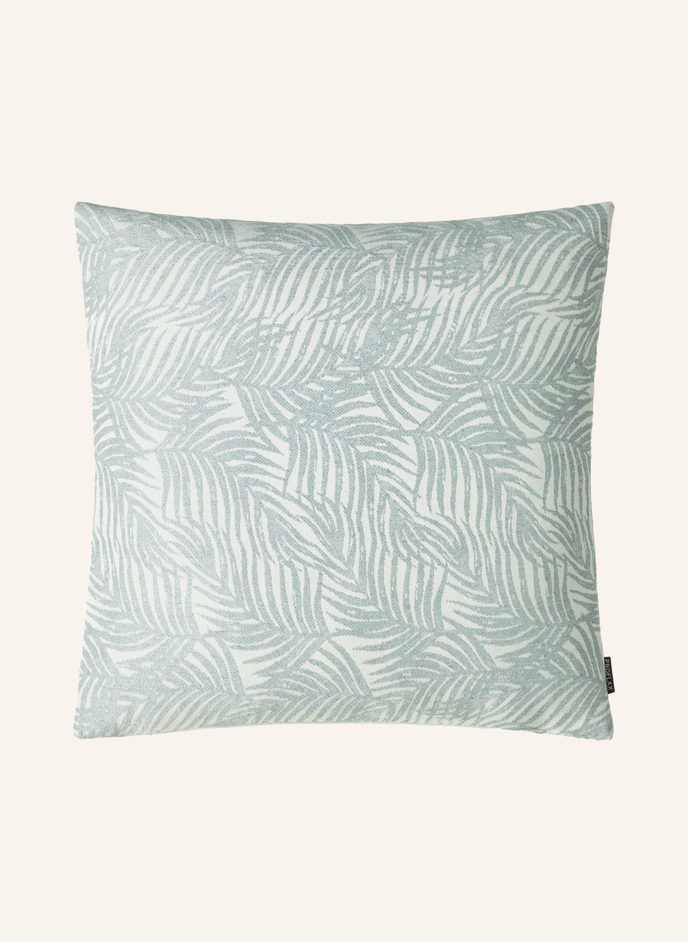 PROFLAX Decorative cushion cover, Color: CREAM/ BLUE GRAY (Image 1)