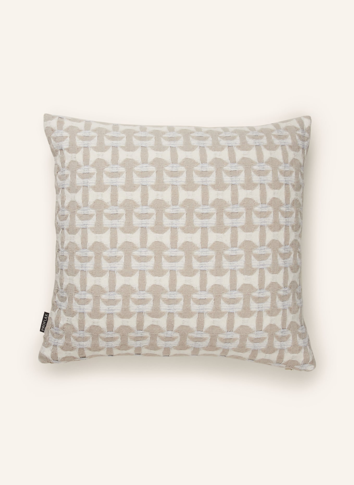 PROFLAX Decorative cushion cover, Color: CREAM/ LIGHT GRAY (Image 2)
