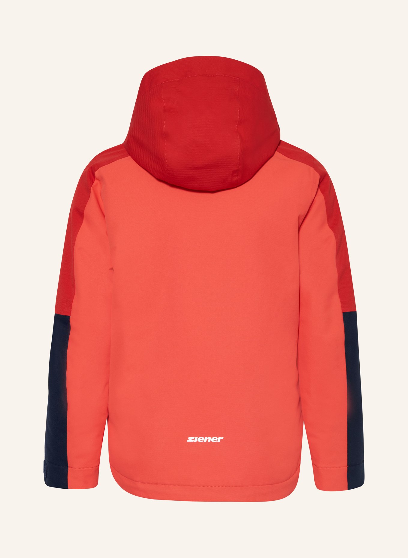 Ziener Skijacke ALUCK: ROT/ DUNKELBLAU