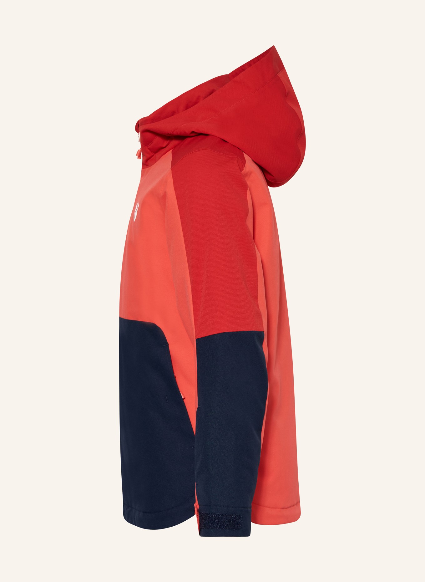 Ziener Skijacke ALUCK: ROT/ DUNKELBLAU