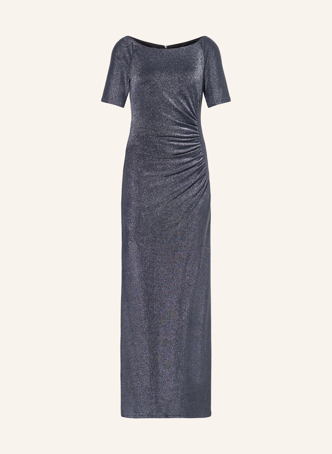 Vera Mont Večerní šaty s třpytivou přízí: TMAVĚ MODRÁ / STŘÍBRNÁ