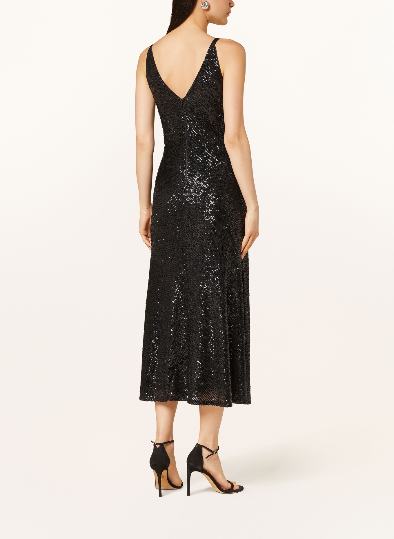 V by Vera Mont Kleid mit Pailletten, Farbe: SCHWARZ (Bild 3)