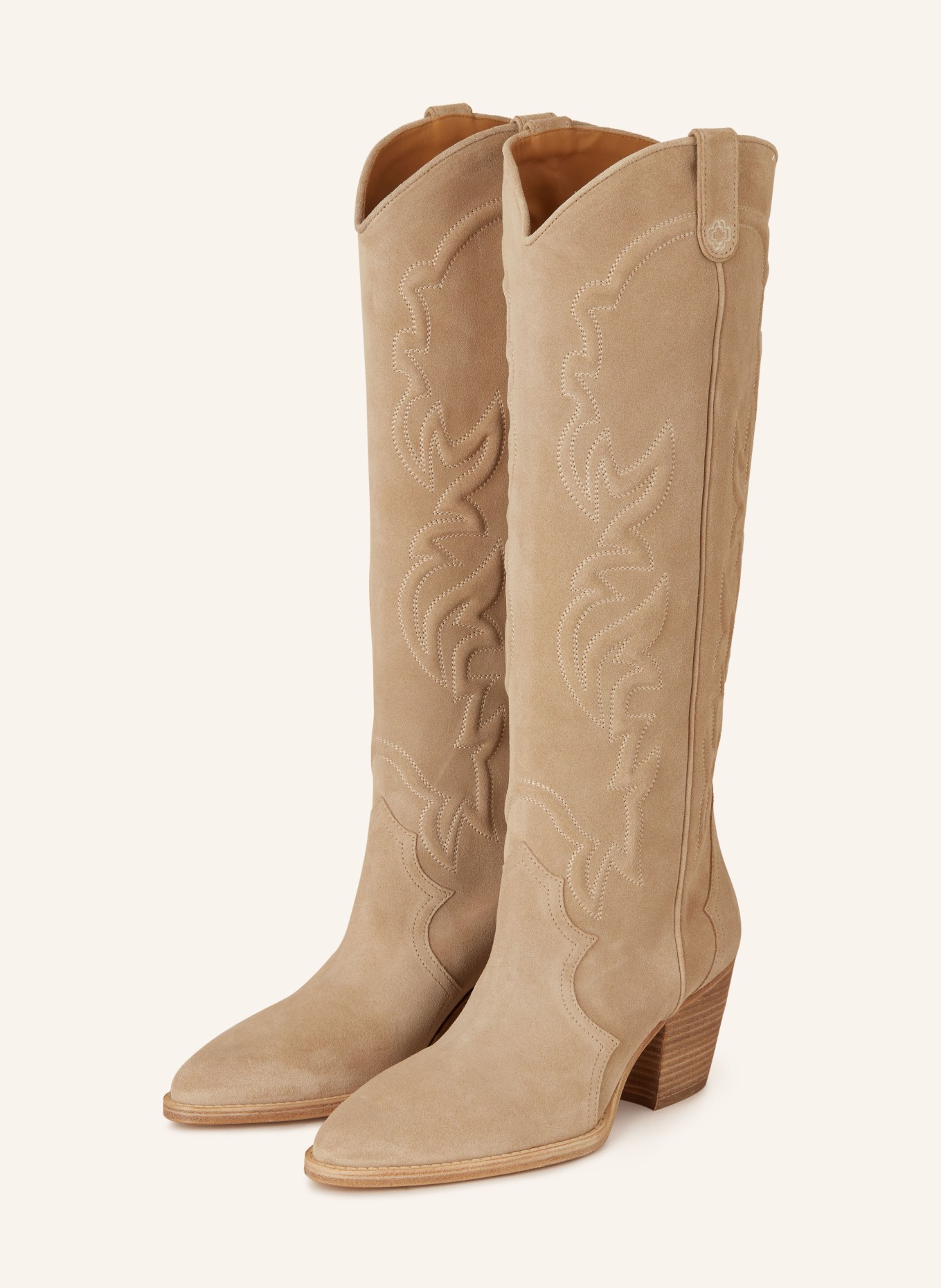 maje Cowboy Boots, Farbe: BEIGE (Bild 1)