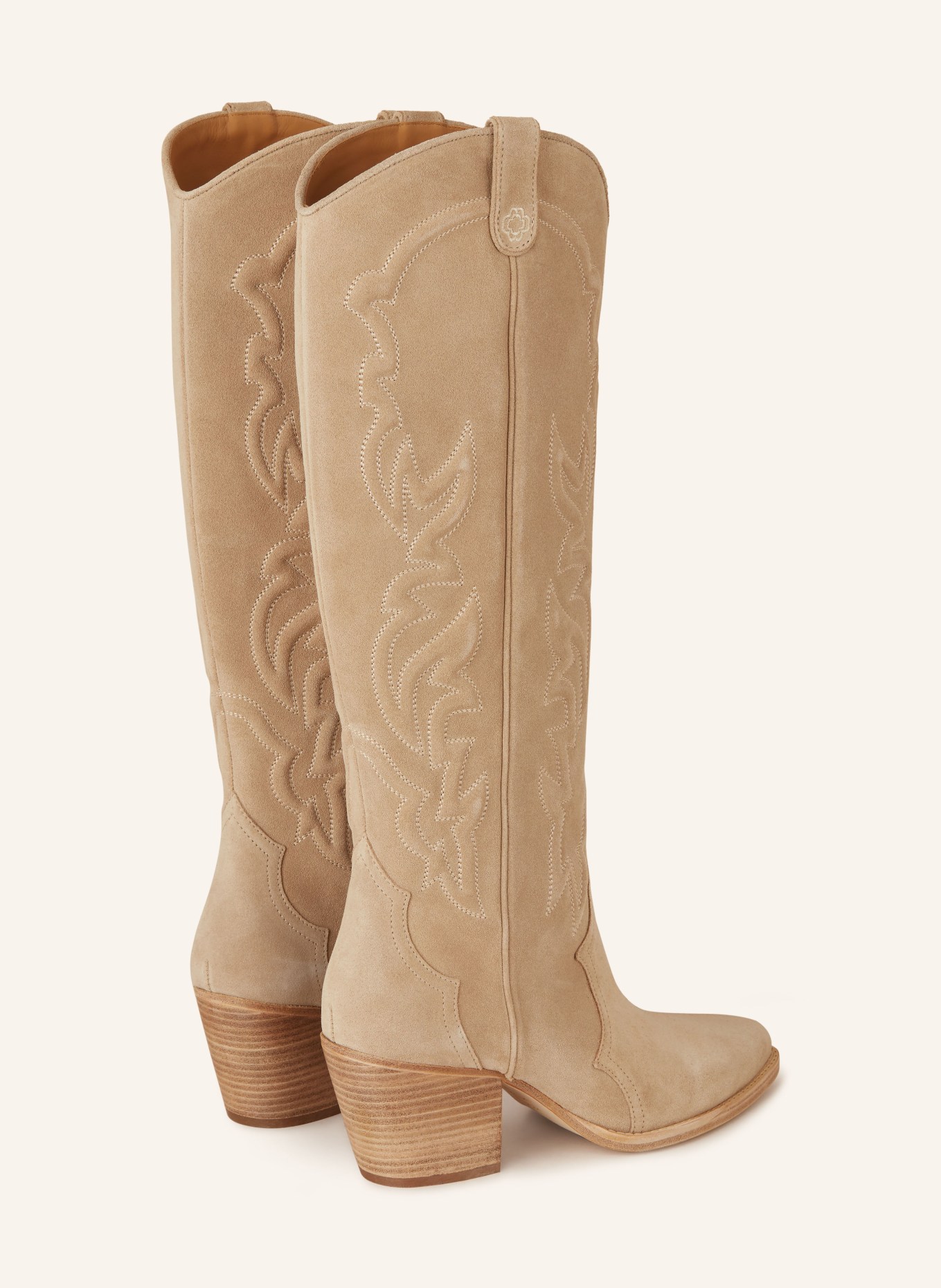 maje Cowboy Boots, Farbe: BEIGE (Bild 2)